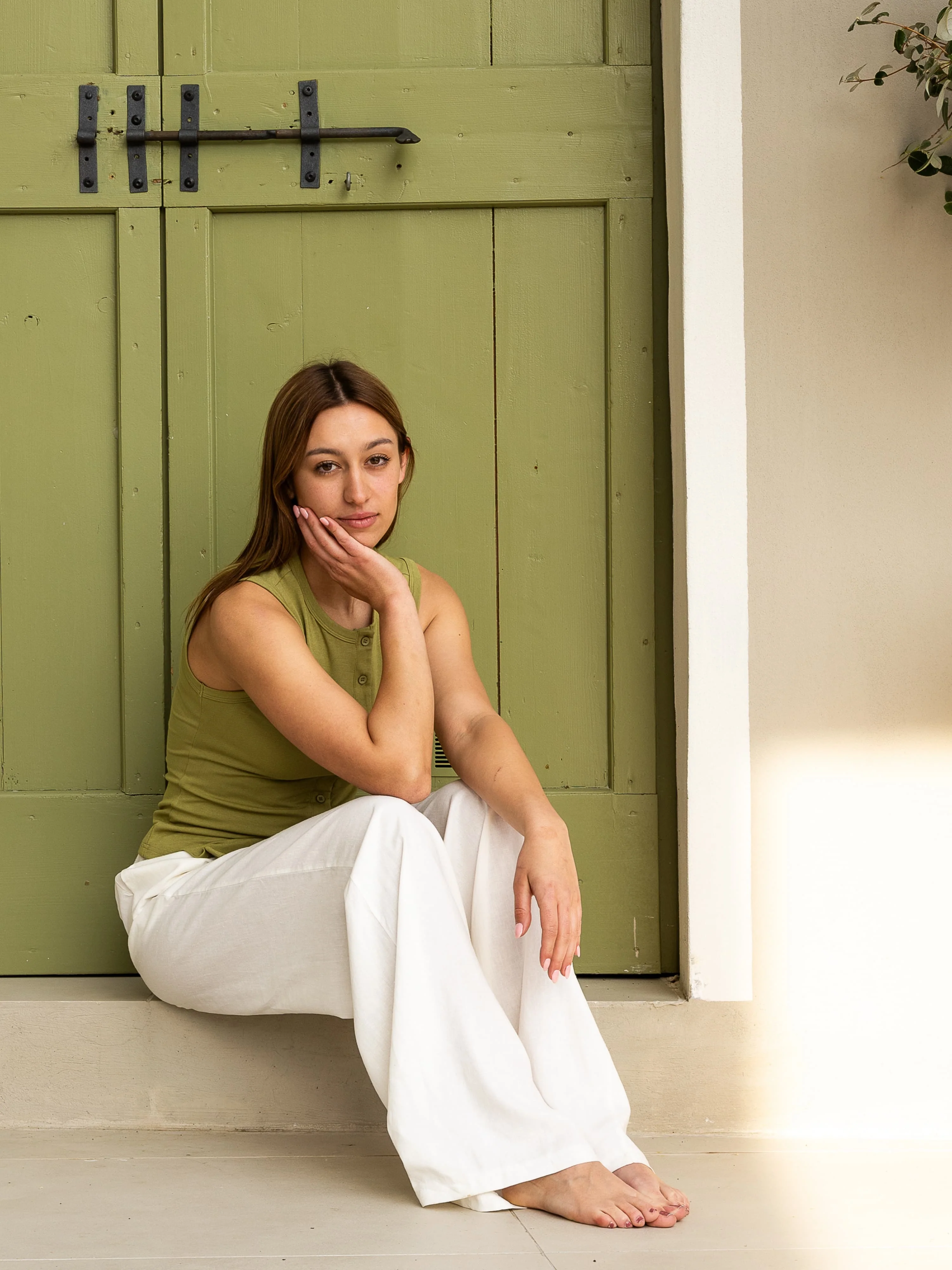 Lauren pants | Linnen | Wit | Tall - Image 7