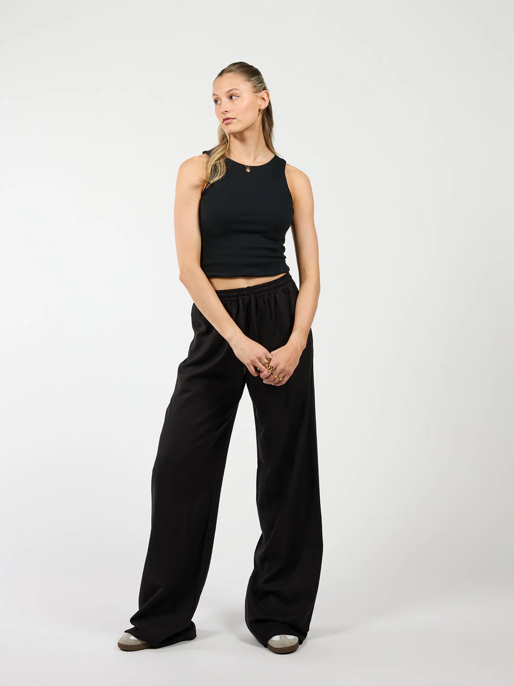 Lauren pants | Linnen | Zwart | Tall - Image 5