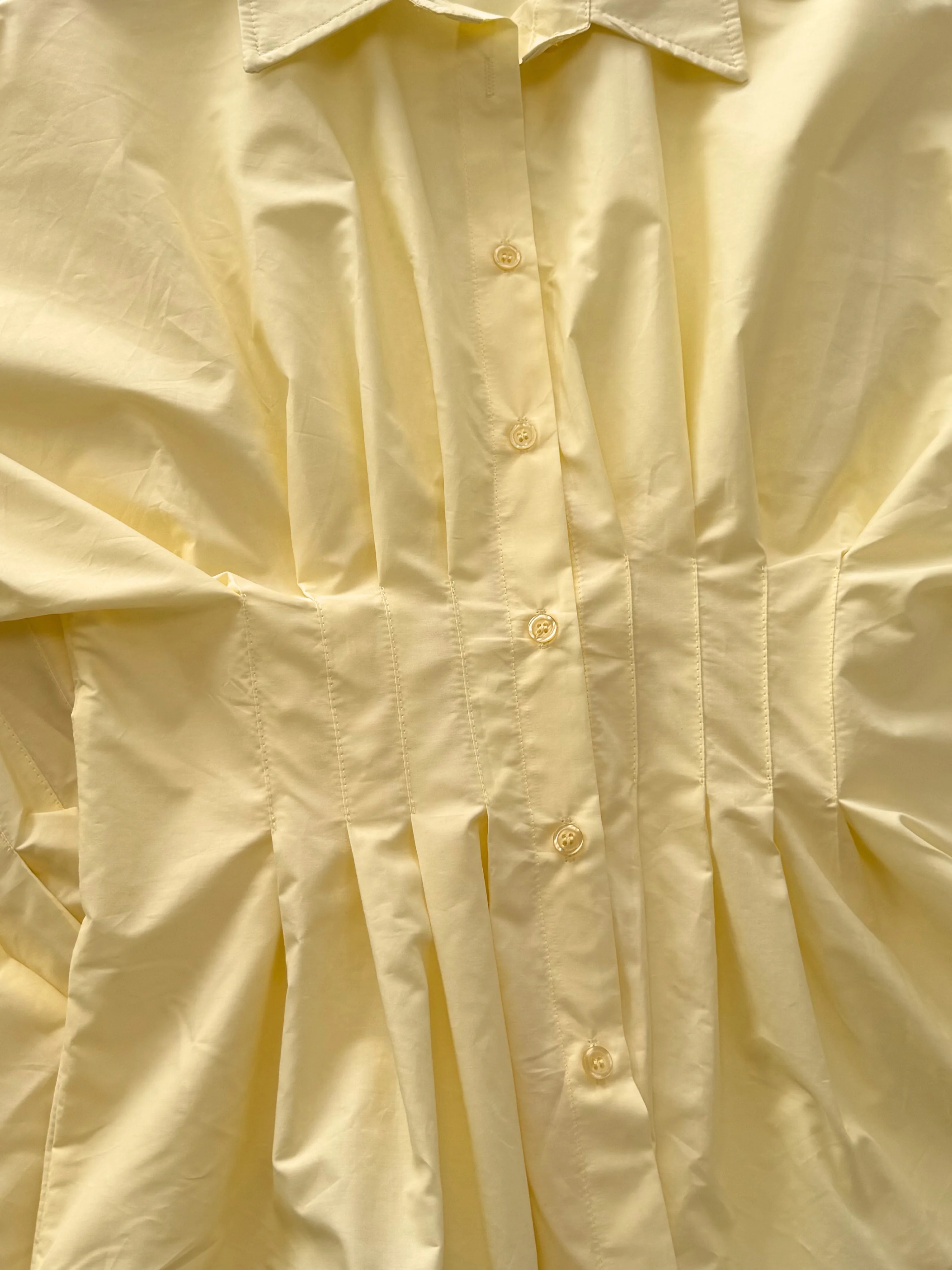 Leela getailleerde blouse | Geel | Tall - Image 3