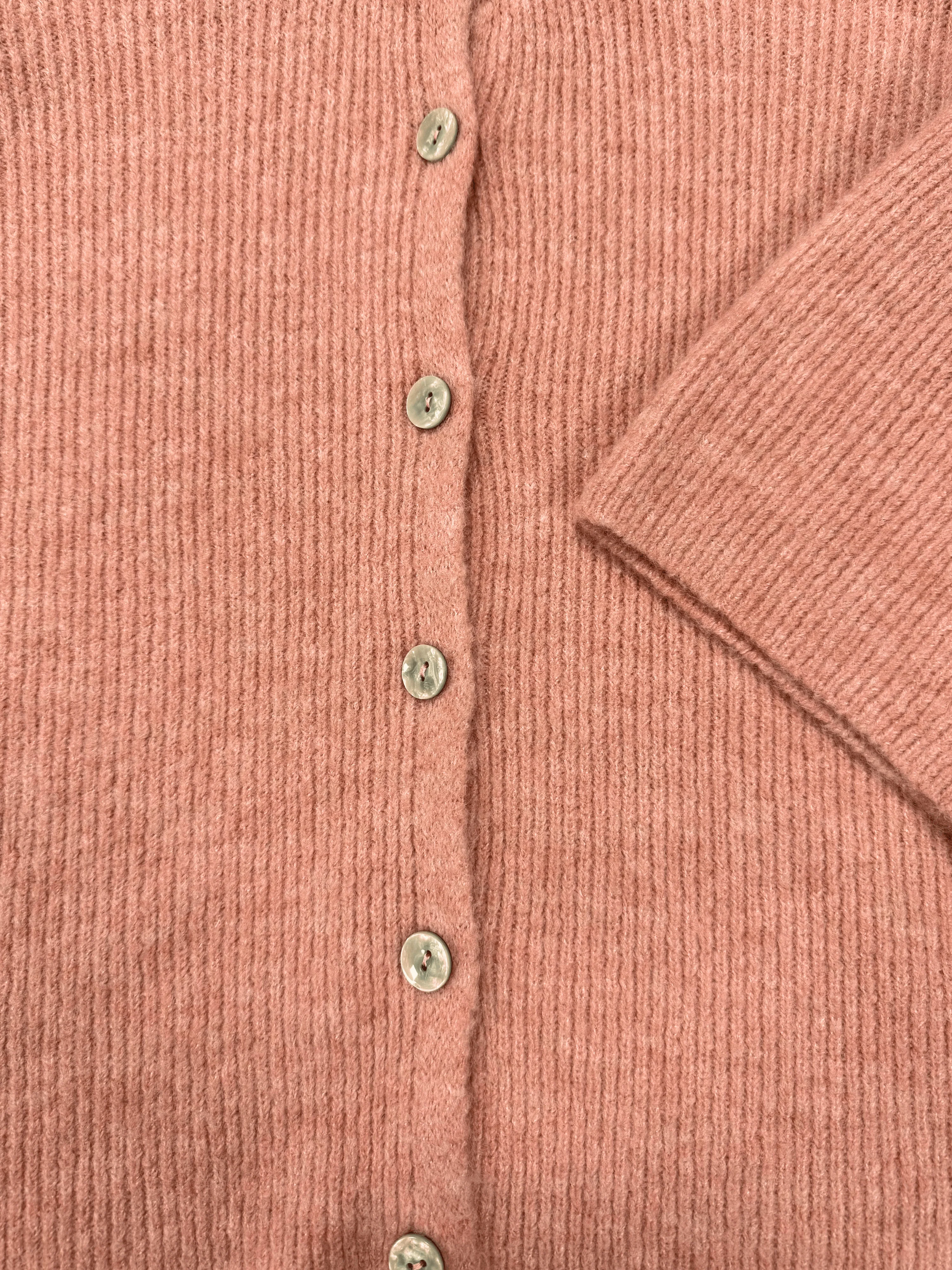 Lena Gebreid Vest met Knoopjes | Roze | Tall - Image 10