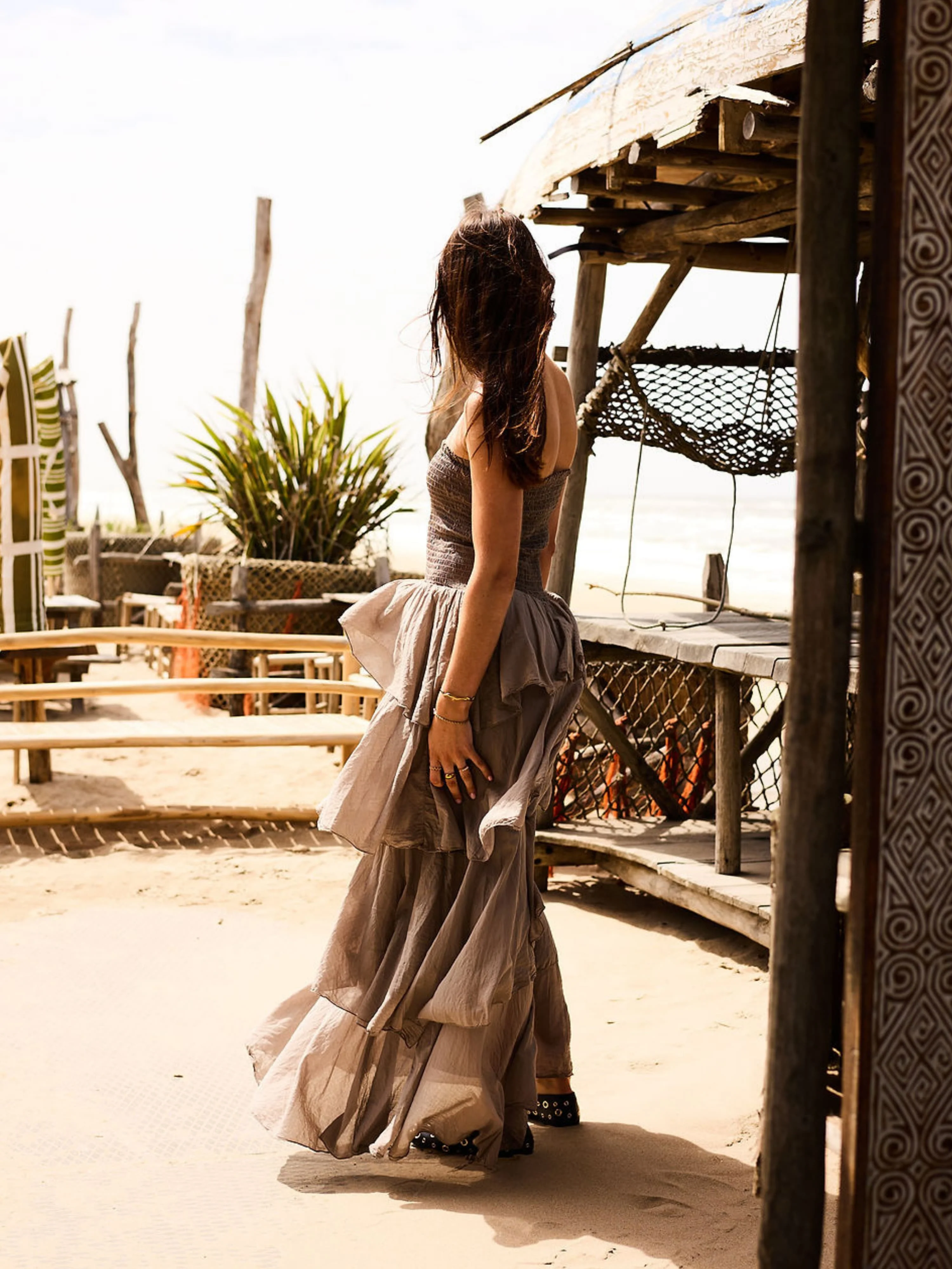 Levy Dress | Taupe | Tall - Image 10