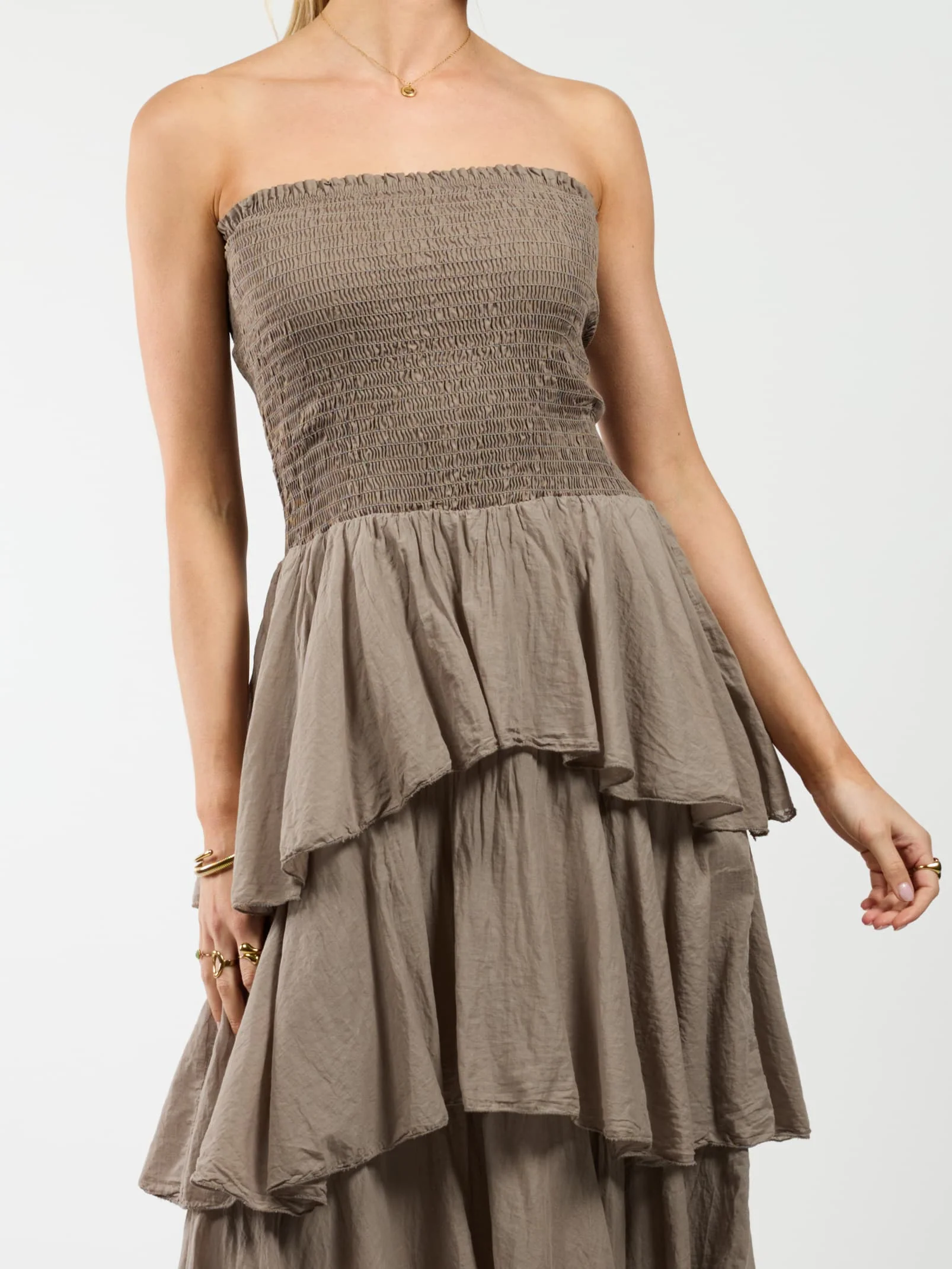 Levy Dress | Taupe | Tall - Image 4