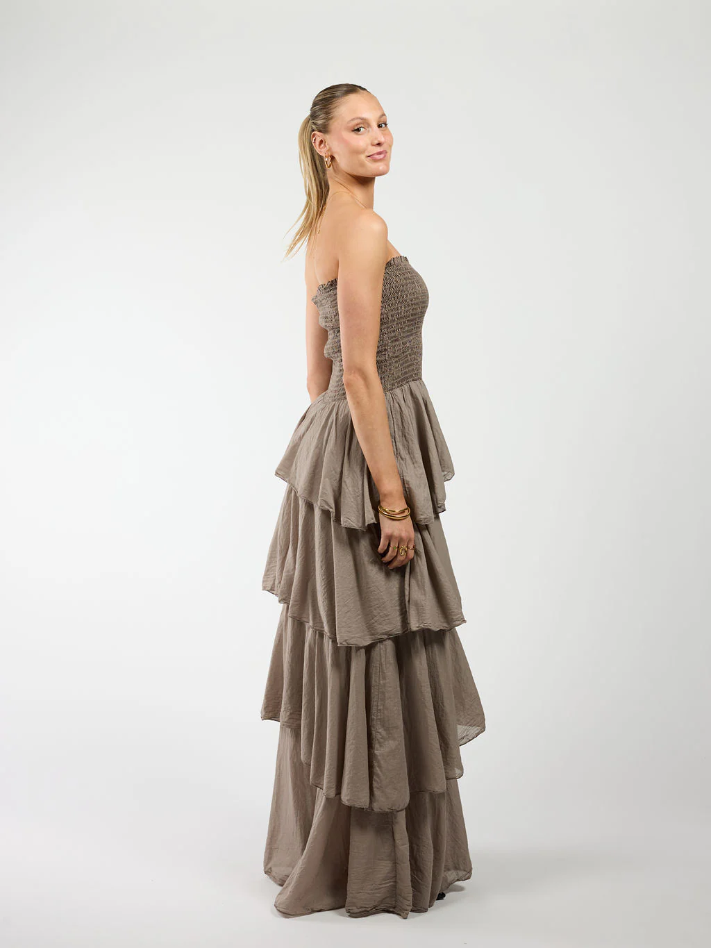 Levy Dress | Taupe | Tall - Image 5
