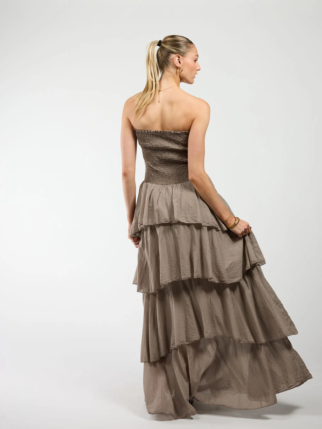 Levy Dress | Taupe | Tall - Image 6