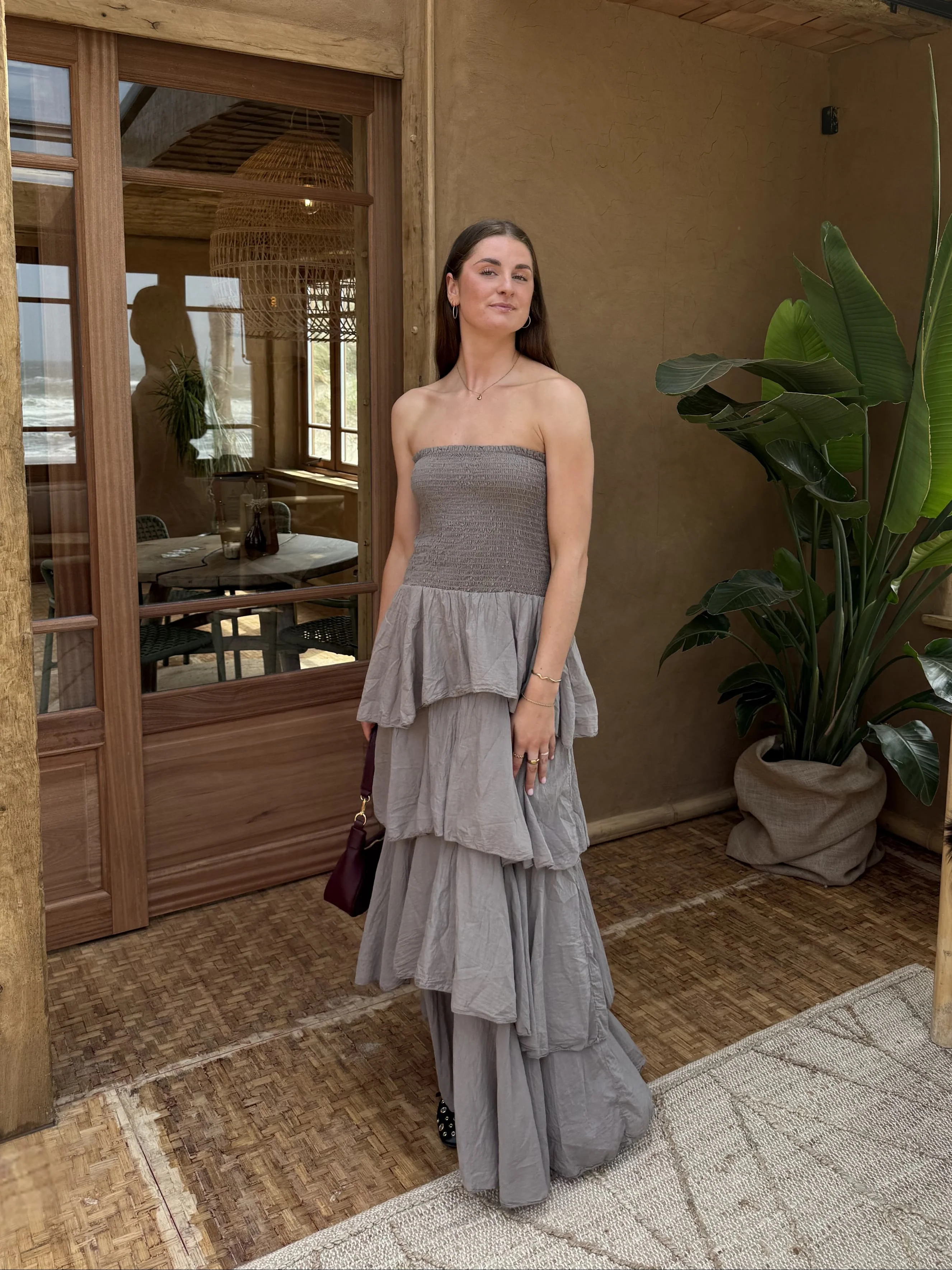 Levy Dress | Taupe | Tall - Image 7