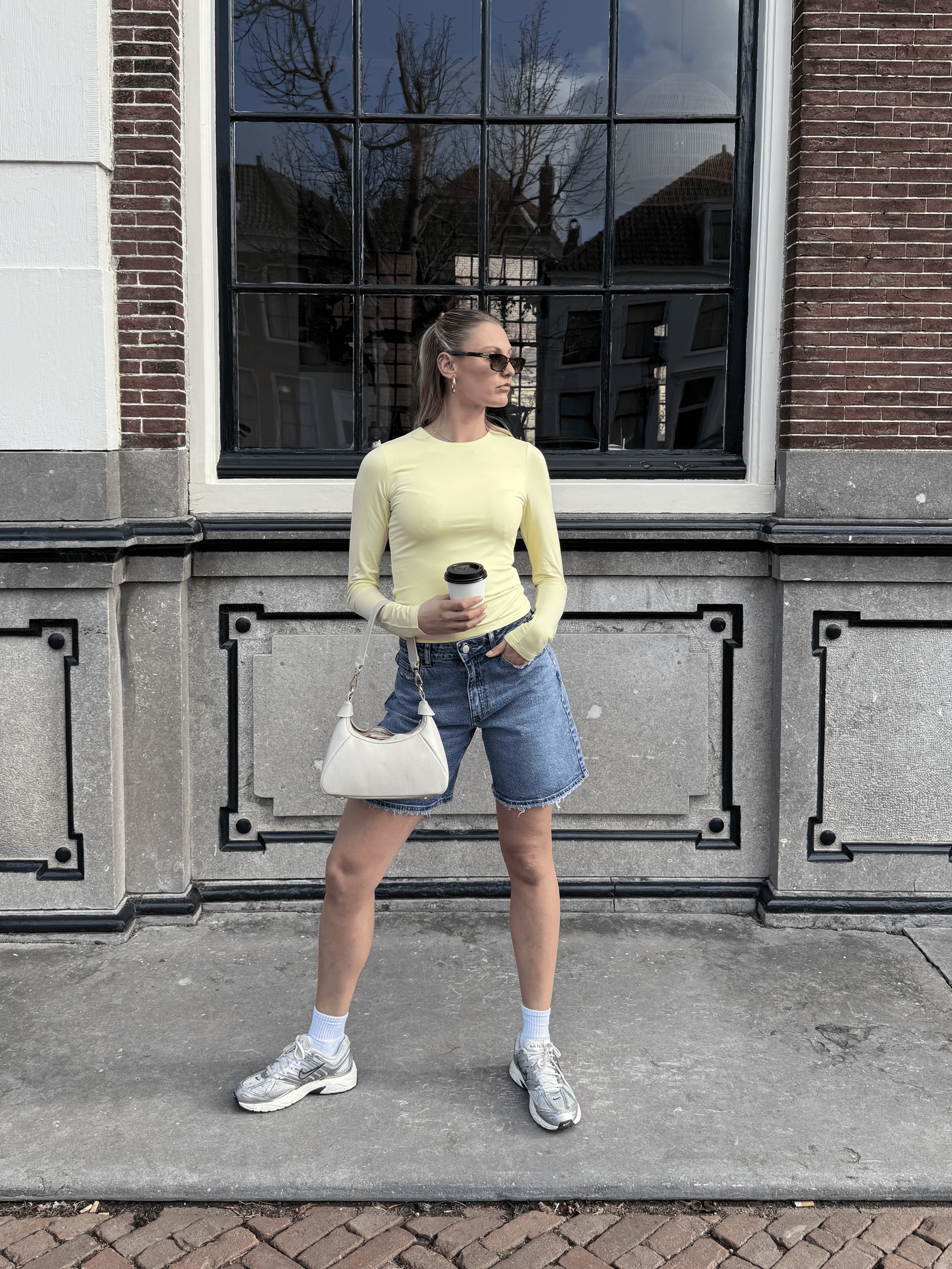 Liza long sleeve top | Butter yellow | Tall - Image 8