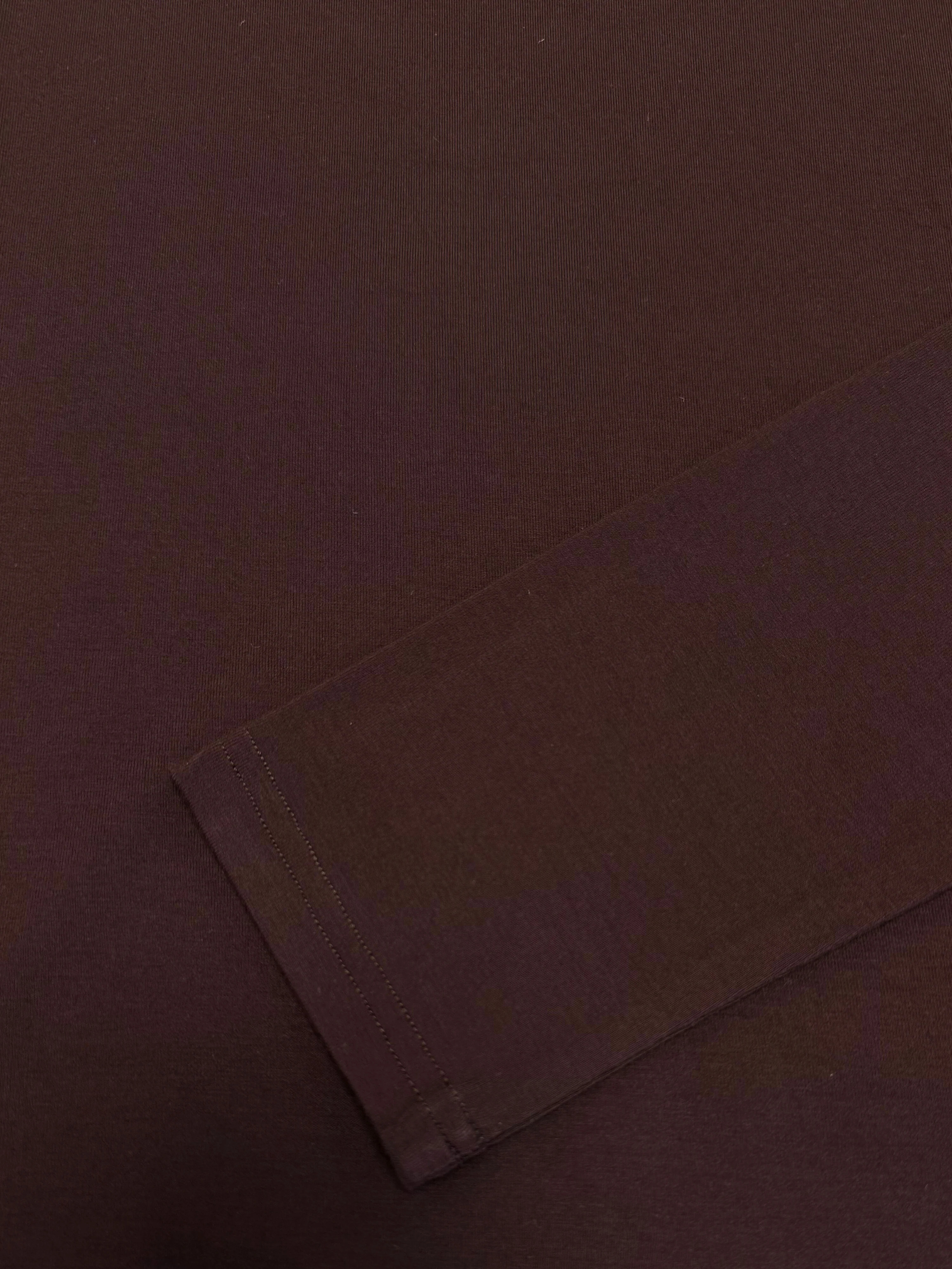 Liza long sleeve top | Donkerbruin | Tall - Image 7