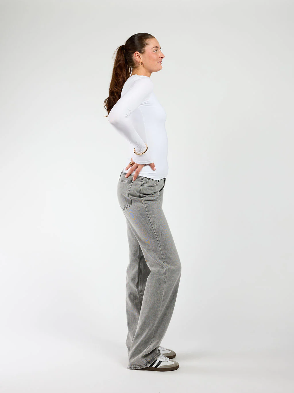 Liza long sleeve top | Wit | Tall - Image 7