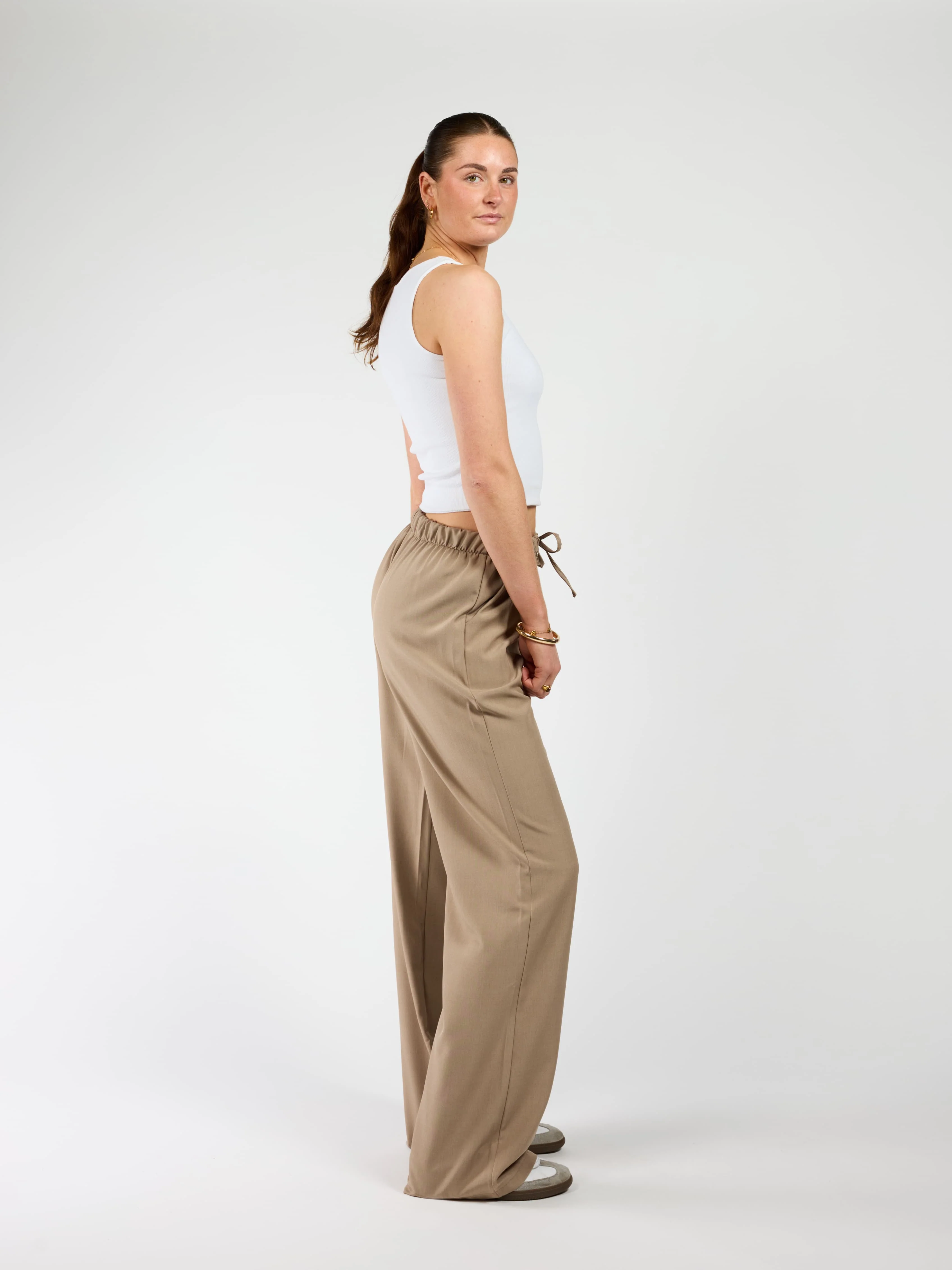 Lize pants | Taupe | Tall - Image 5