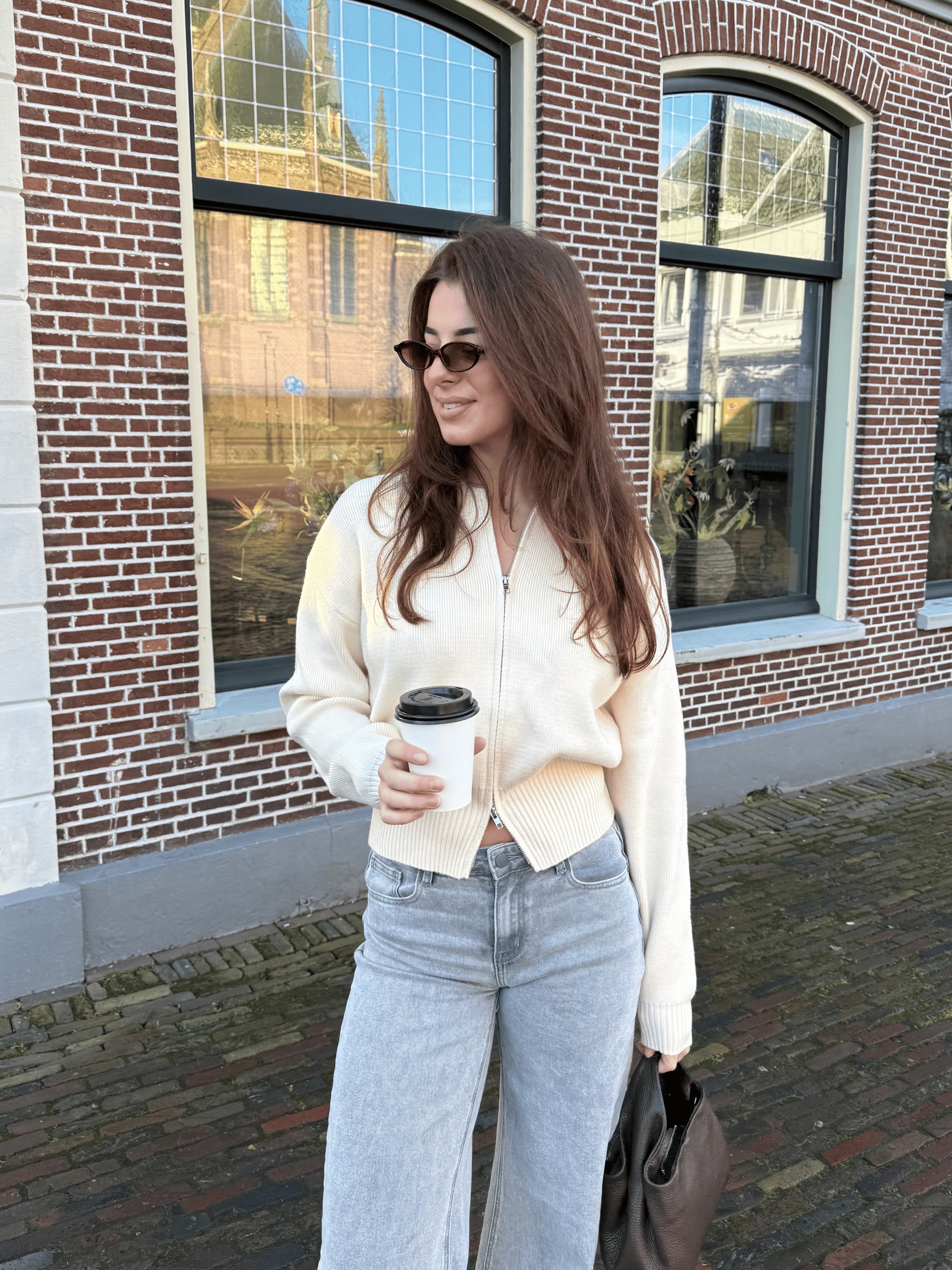Lizzy vest met zipper | Butter | Tall - Image 10