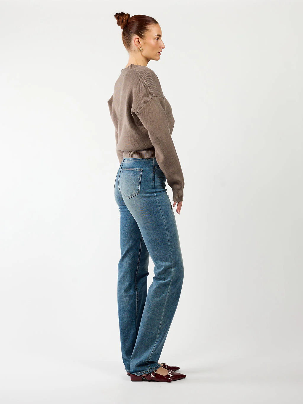 Lizzy vest met zipper | Taupe | Tall - Image 6