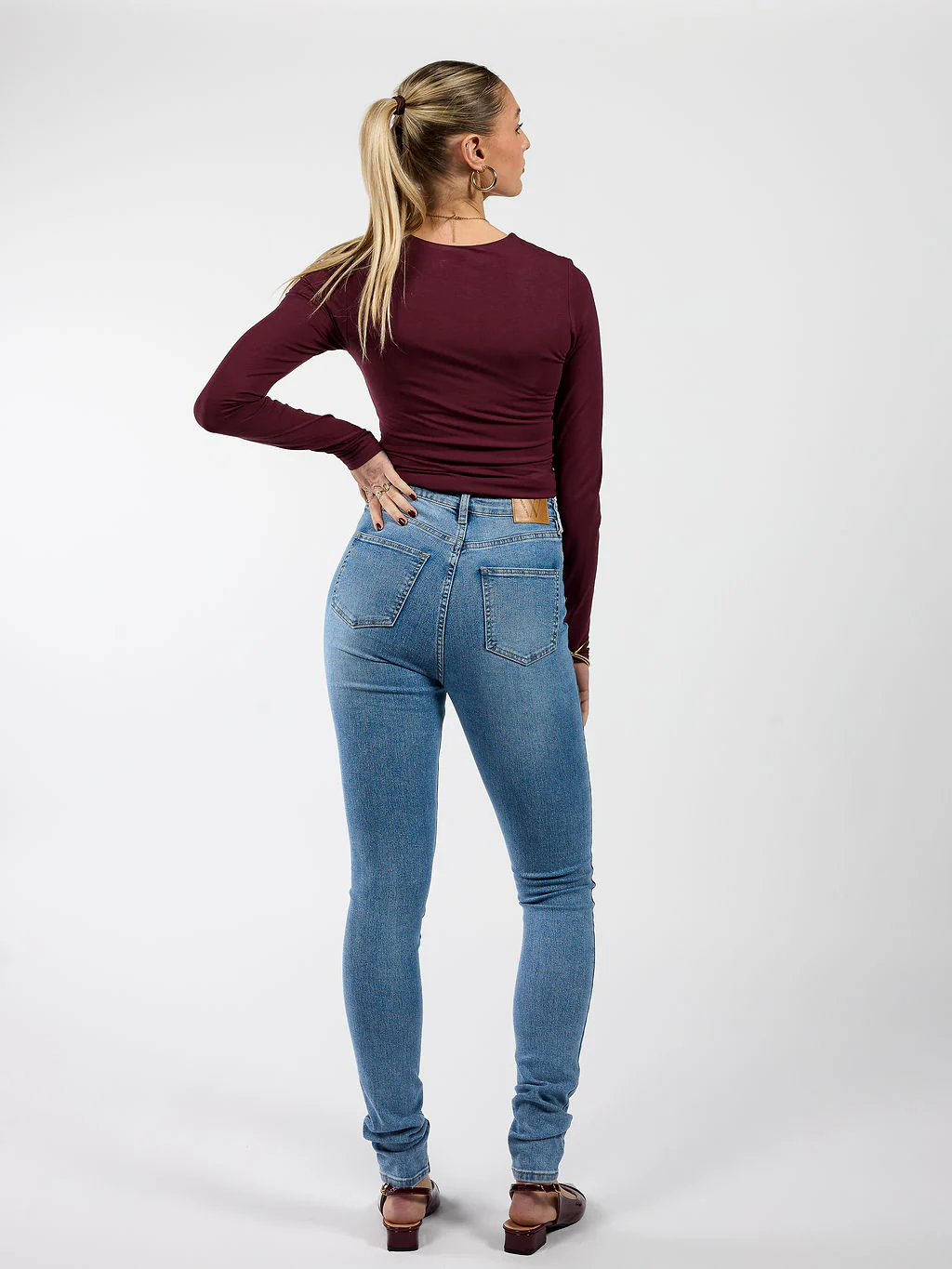 Lois Skinny Jeans | Blauw | Stretch | Tall - Image 3