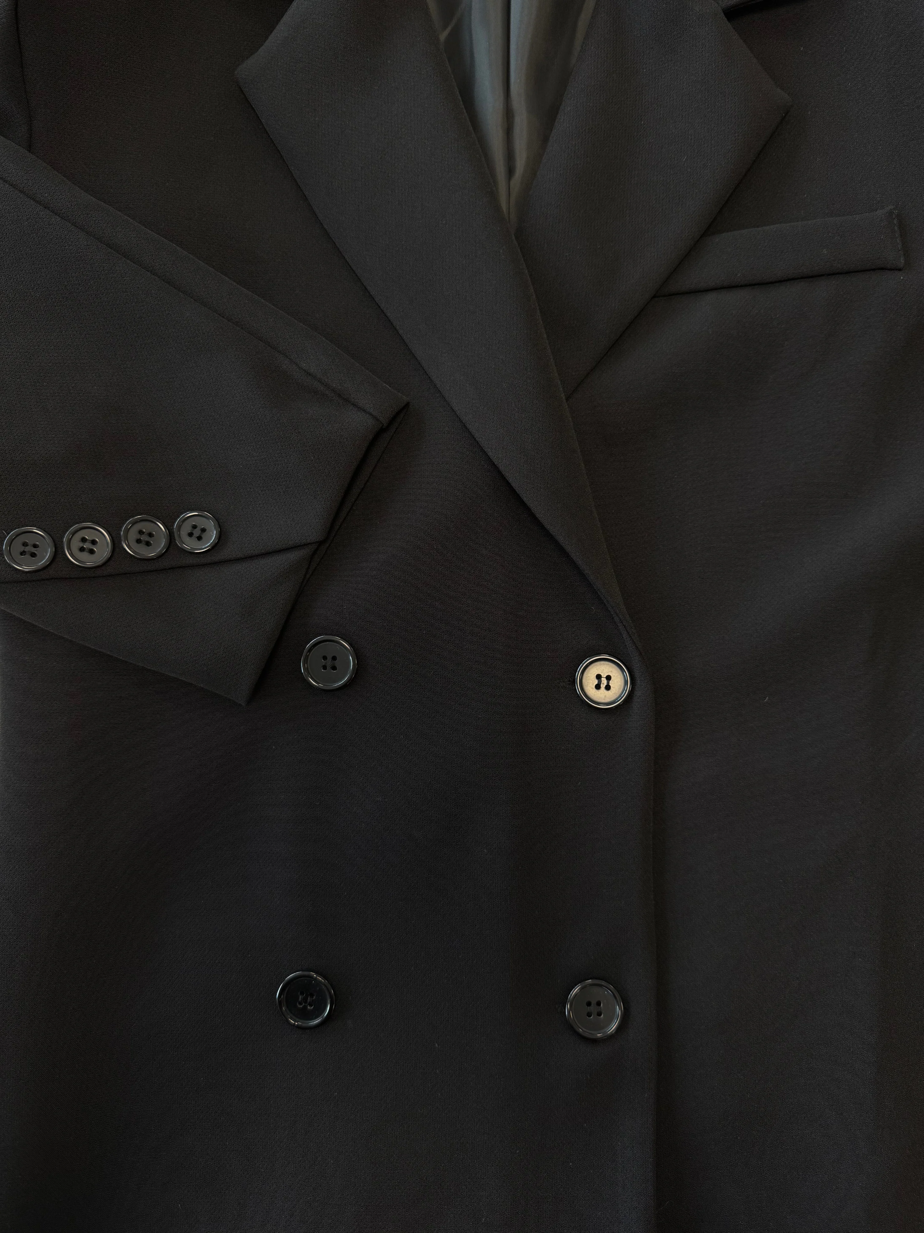 Luna Blazer Dress | Black | Tall - Image 9
