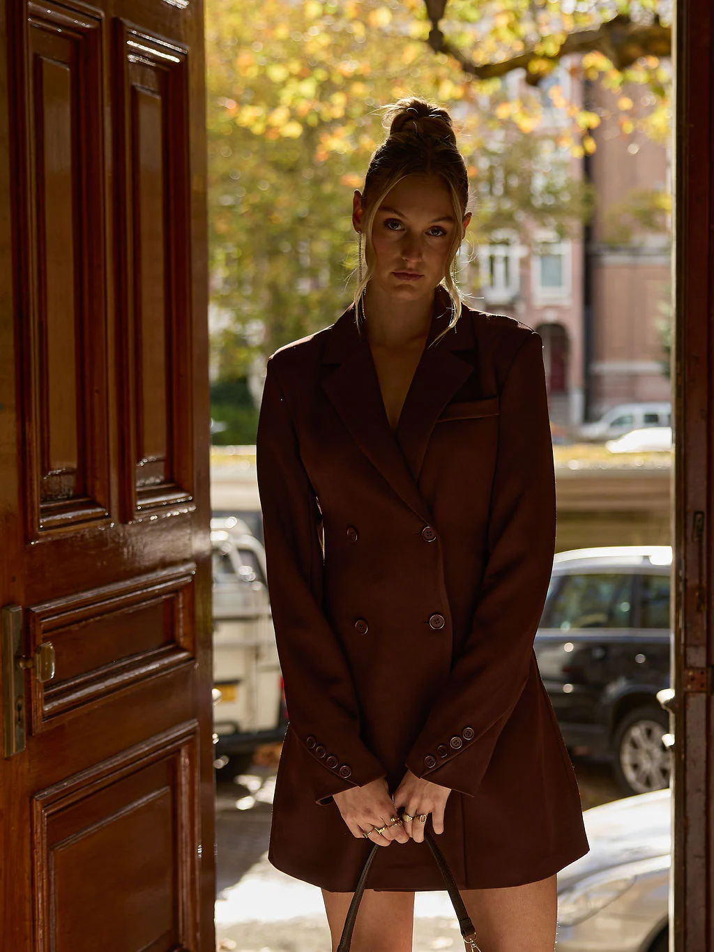 Luna Blazer Dress | Bruin | Tall - Image 6