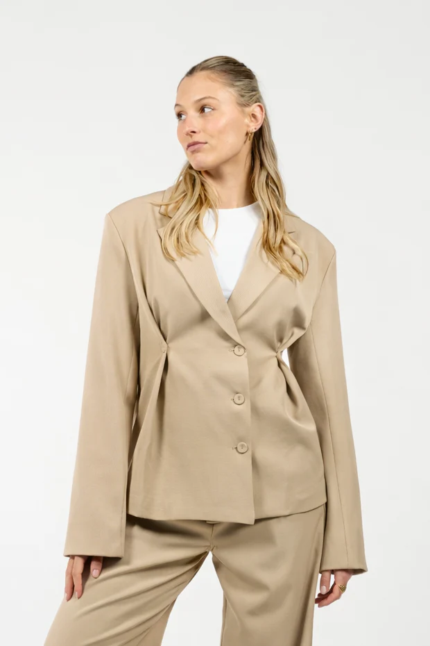 Mae getailleerde blazer | Beige | Tall