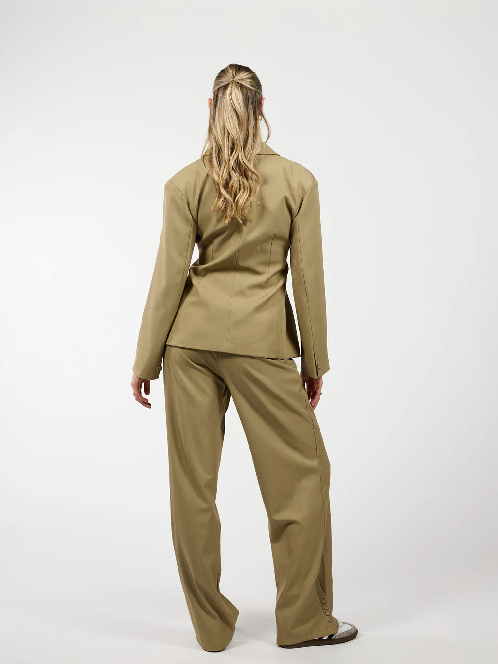 Mae getailleerde blazer | Groen | Tall - Image 5