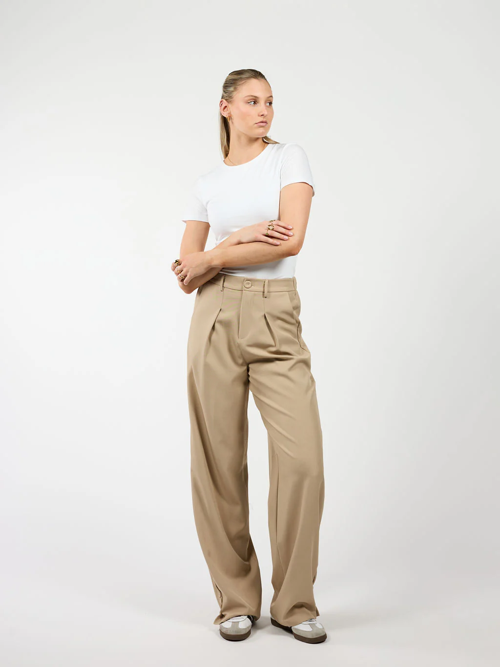 Mae Pantalon | Beige | Tall - Image 5