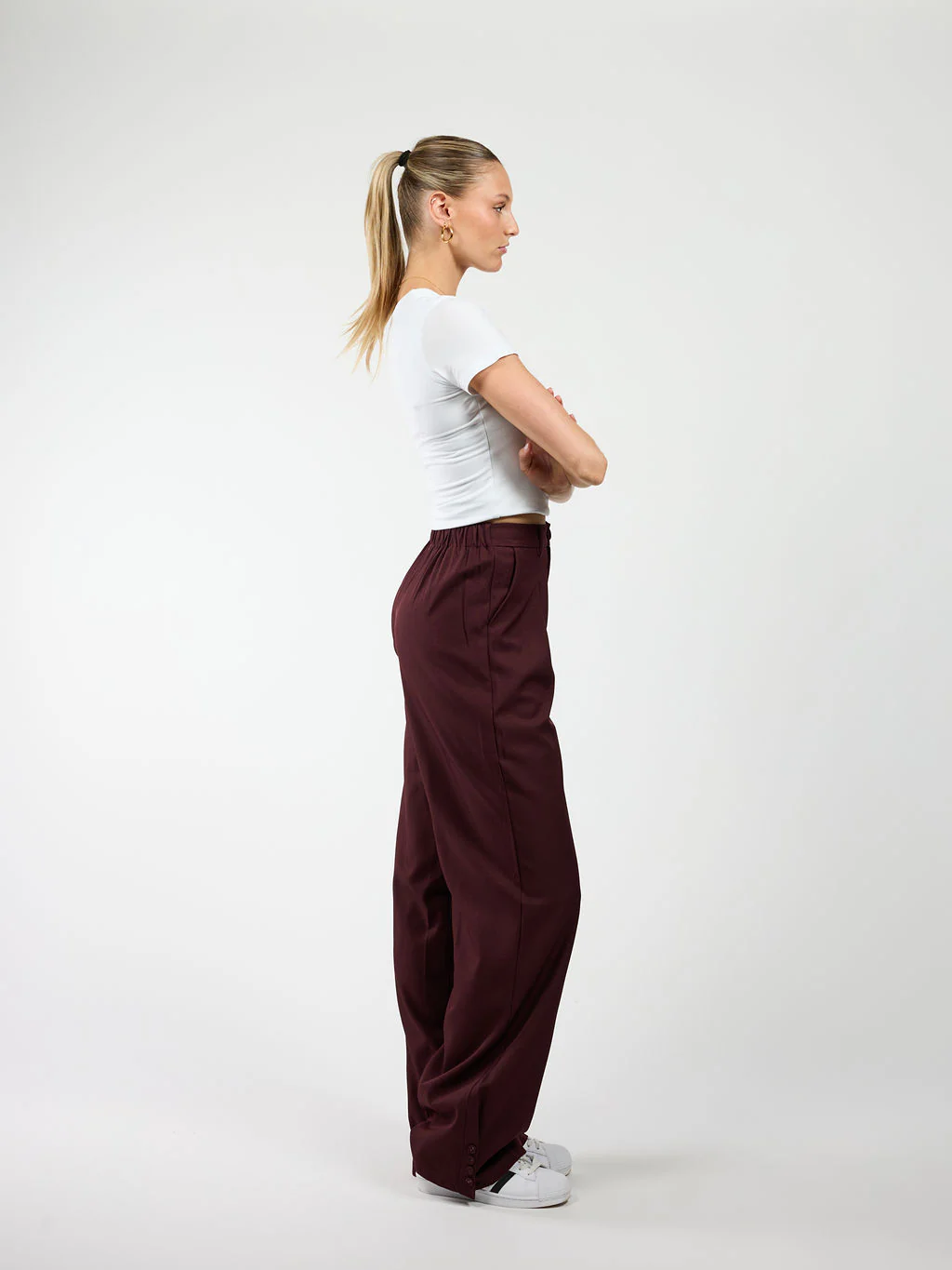 Mae Pantalon | Bordeaux | Tall - Image 4