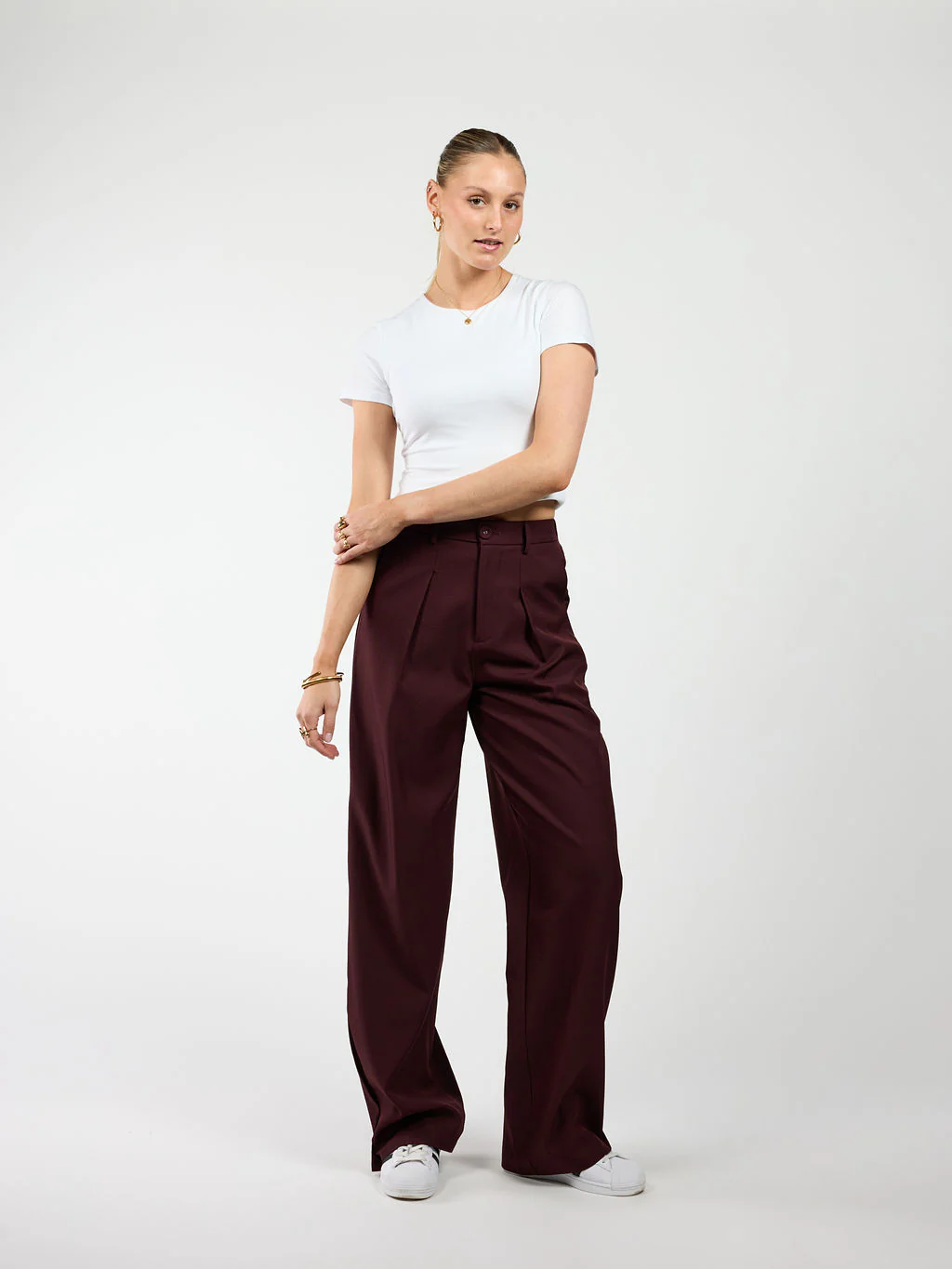 Mae Pantalon | Bordeaux | Tall - Image 6
