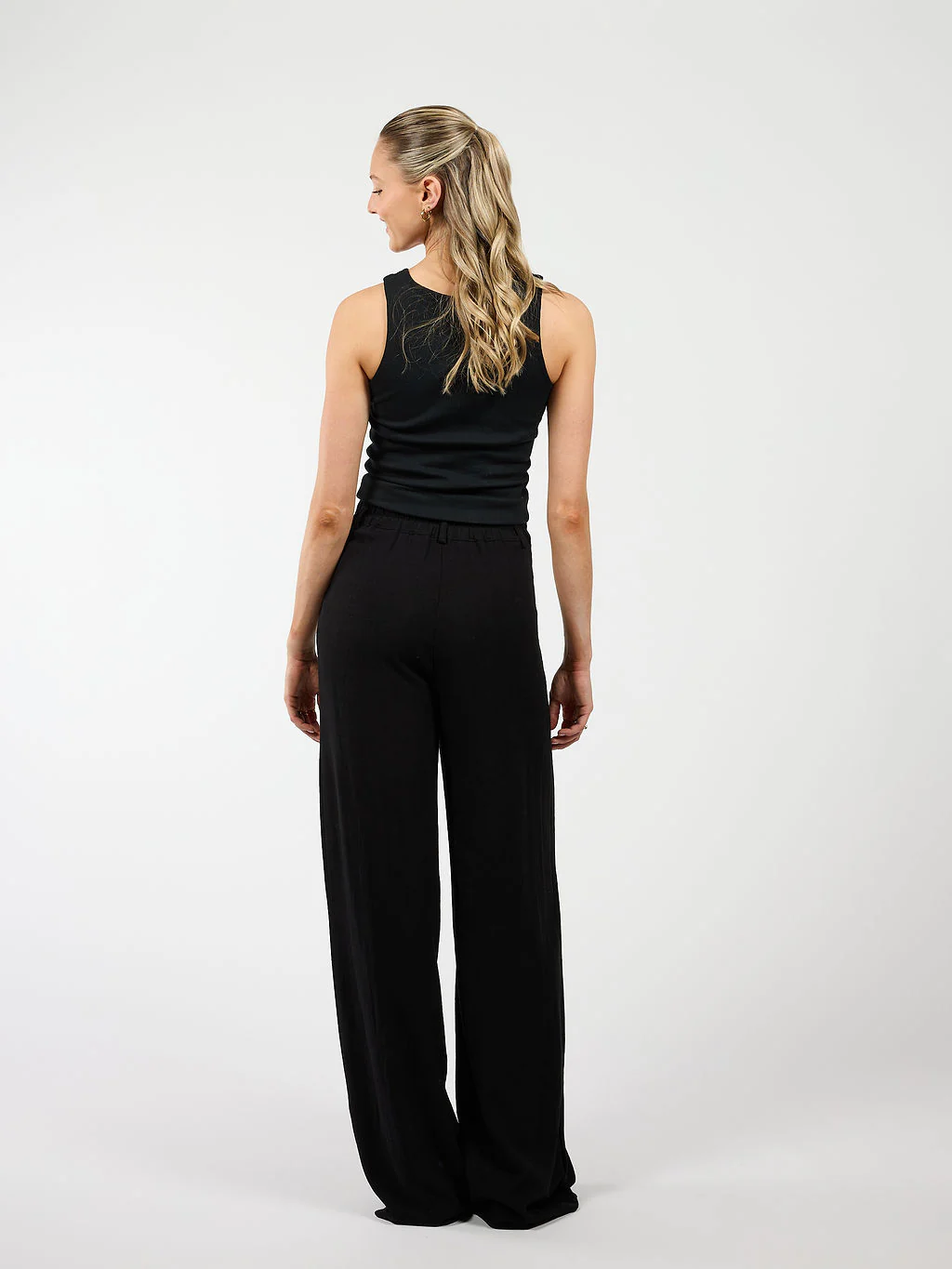 Maryn pants | Linnen | Zwart | Tall - Image 6