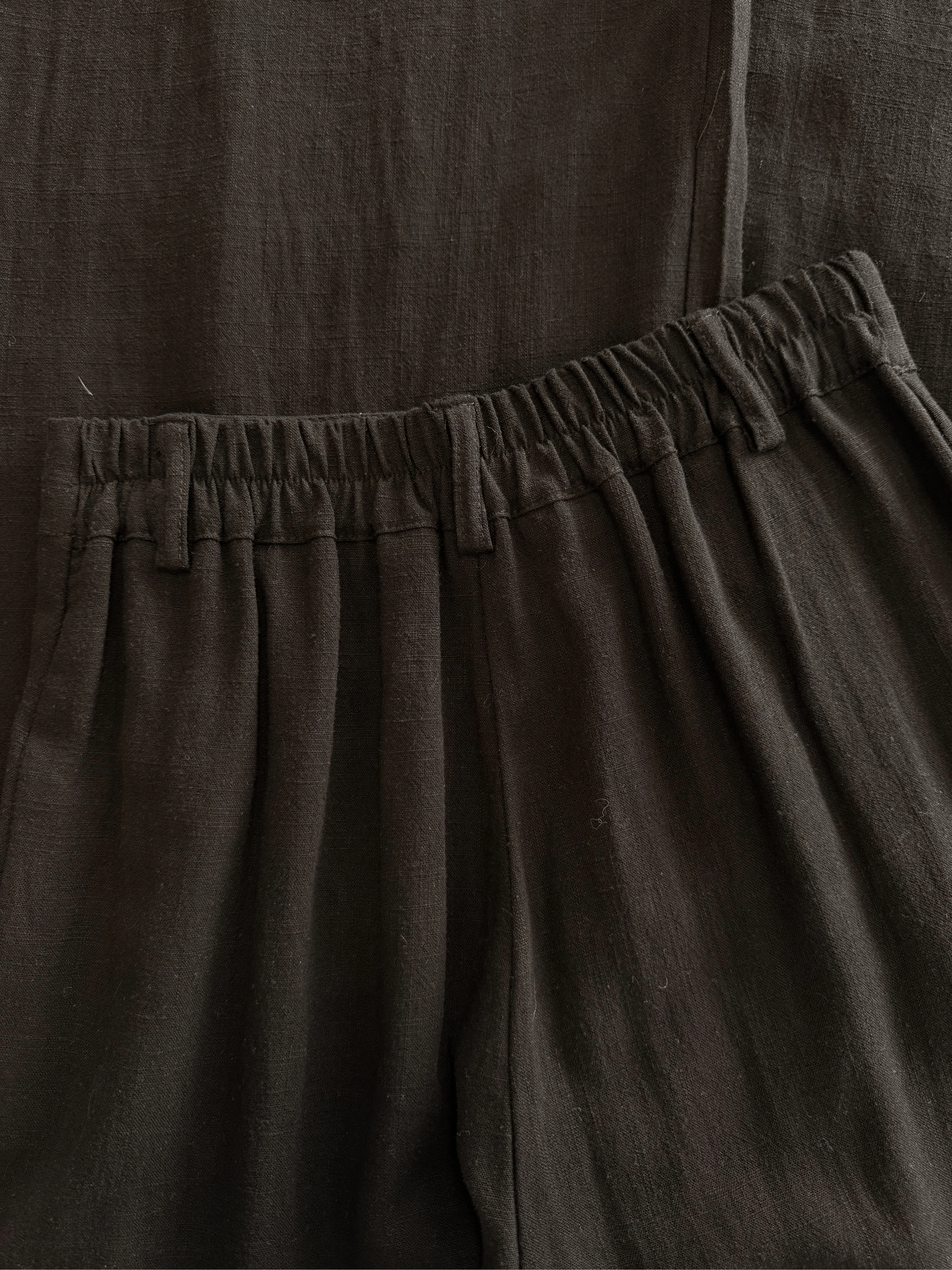 Maryn pants | Linnen | Zwart | Tall - Image 9