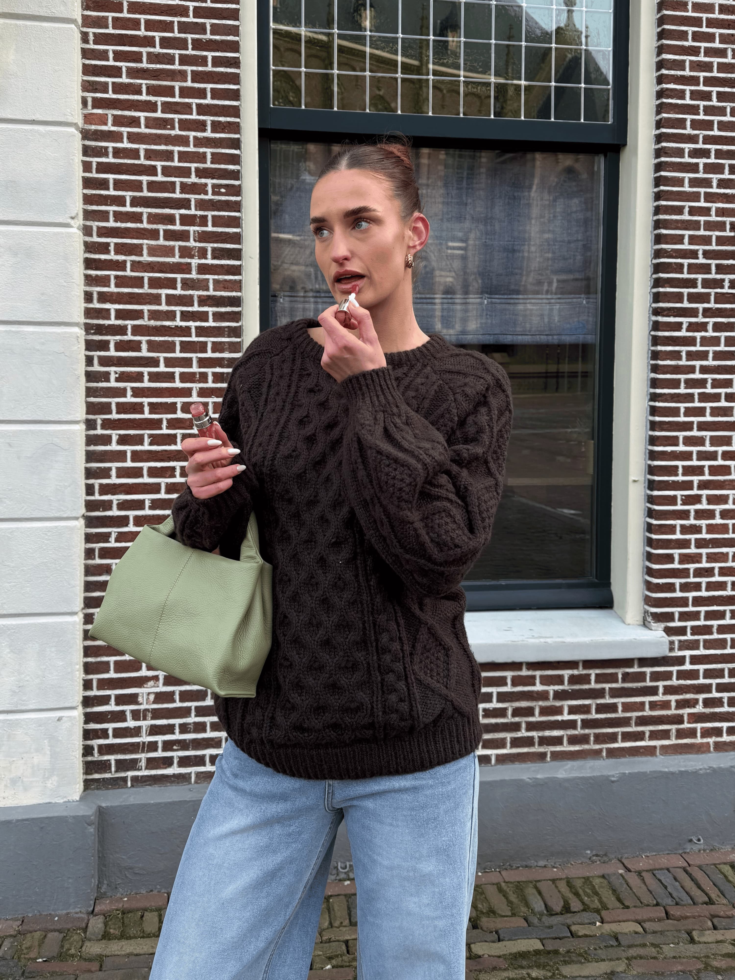 Mira Cable Knit | Bruin | Tall - Image 3