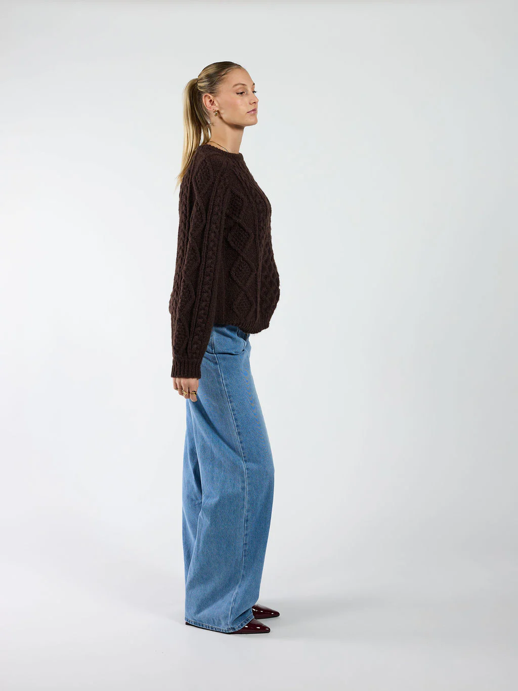 Mira Cable Knit | Bruin | Tall - Image 6