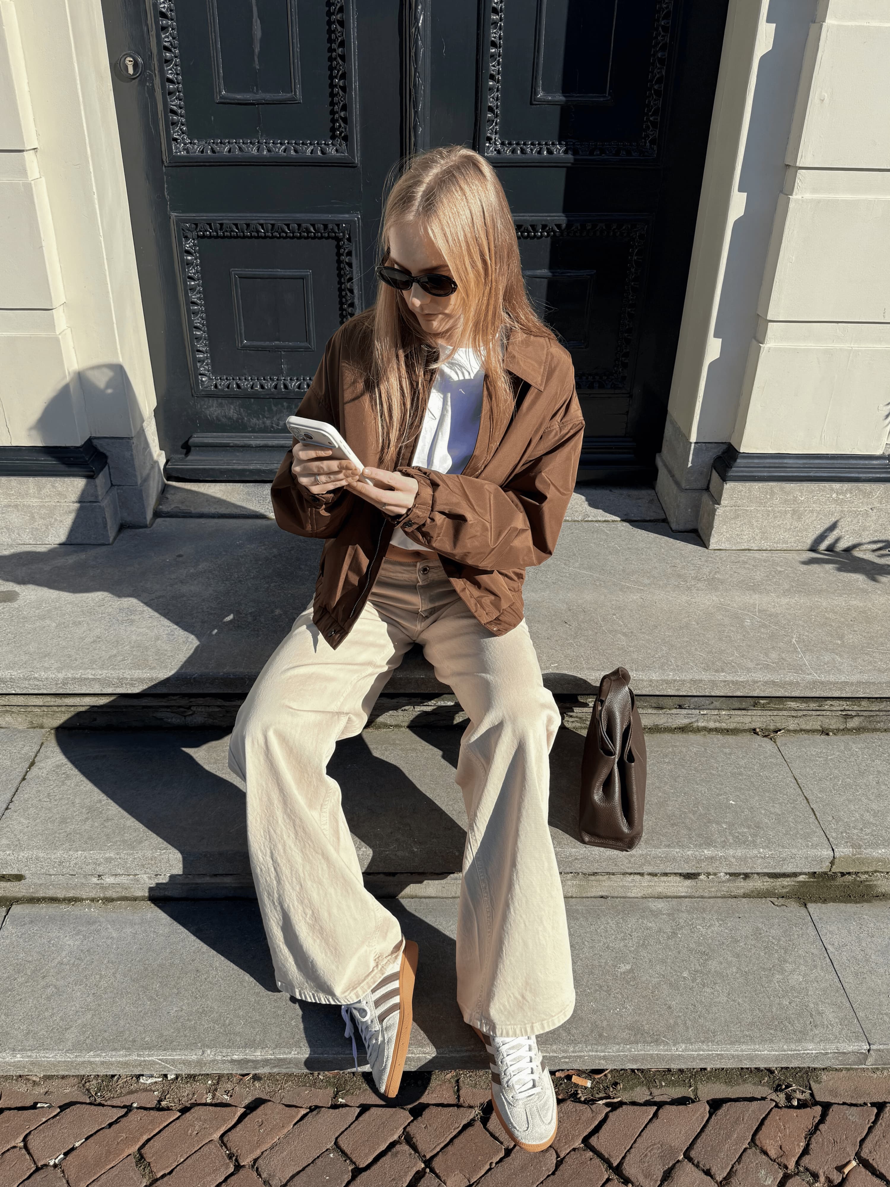 Mira | Super Wide Leg Jeans | Cappuccino | Stretch | Tall - Image 7