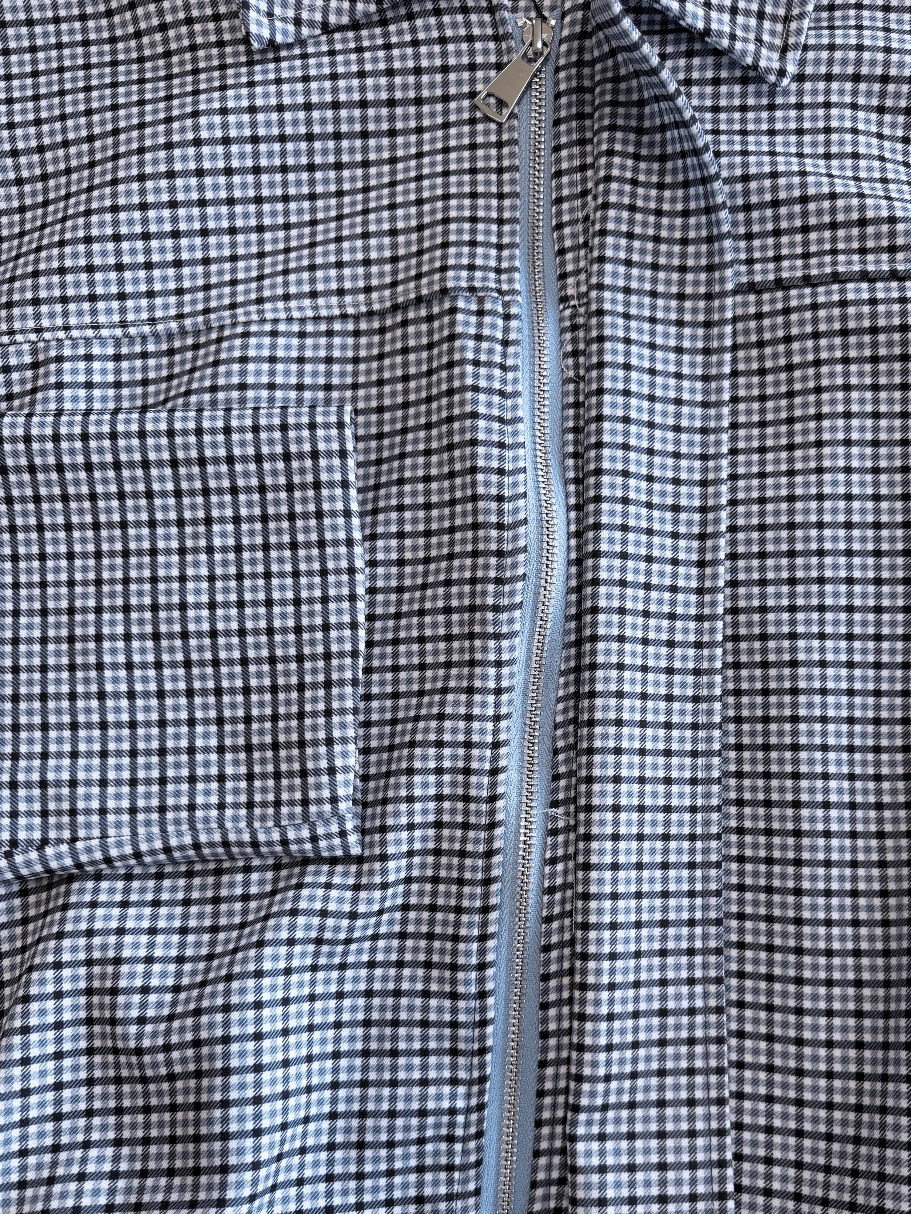 Naya jacket | Geruit blauw | Tall - Image 11
