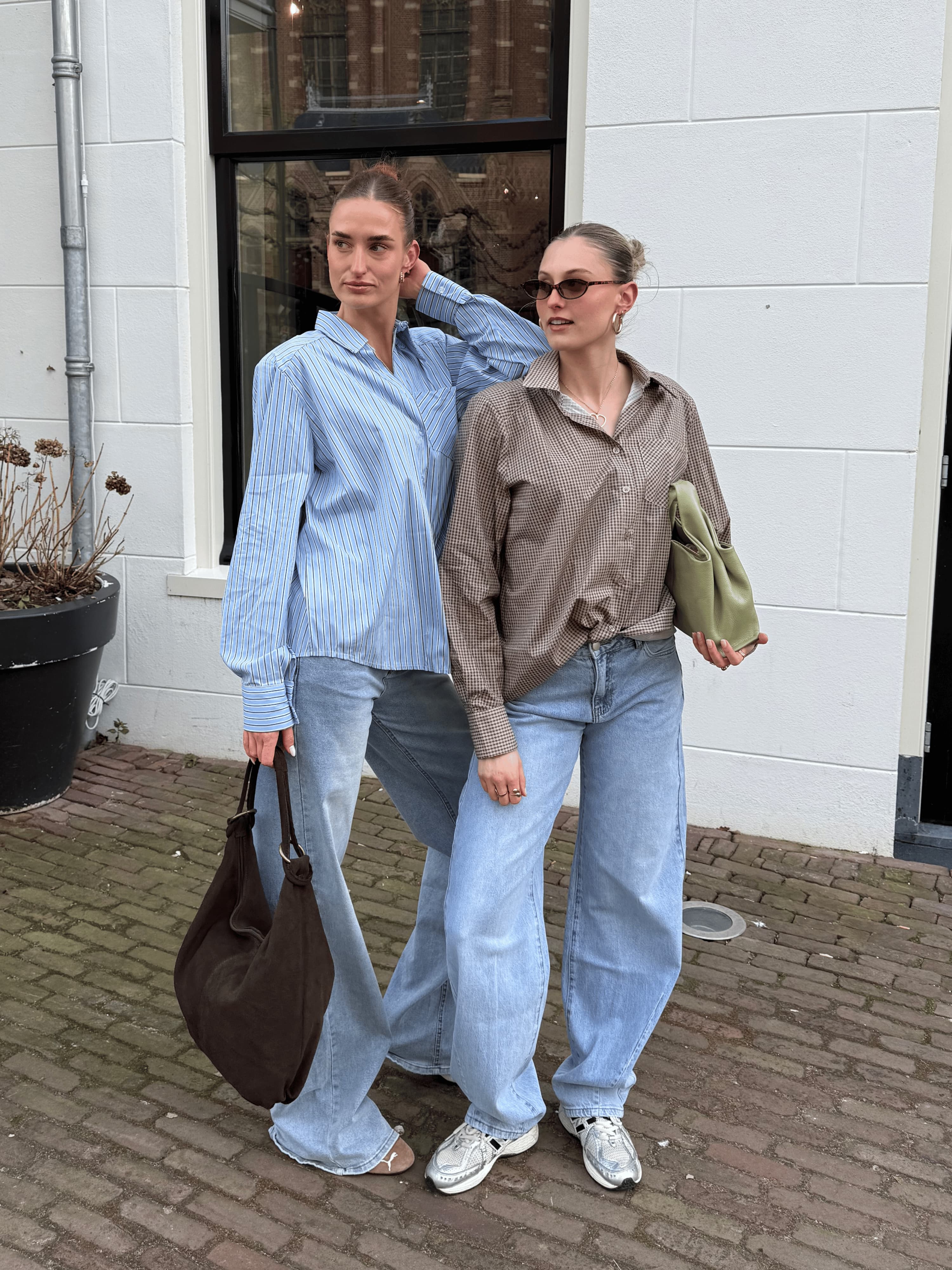Noah blouse | Blauw gestreept | Tall - Image 8