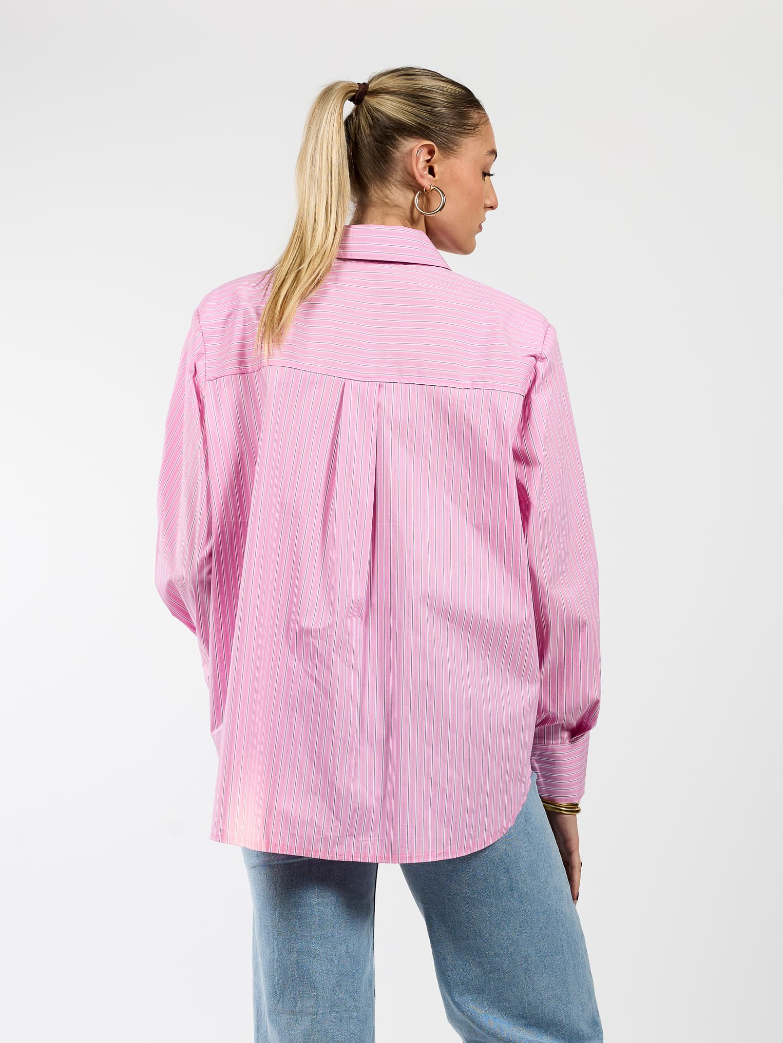 Noah blouse | Roze gestreept | Tall - Image 6