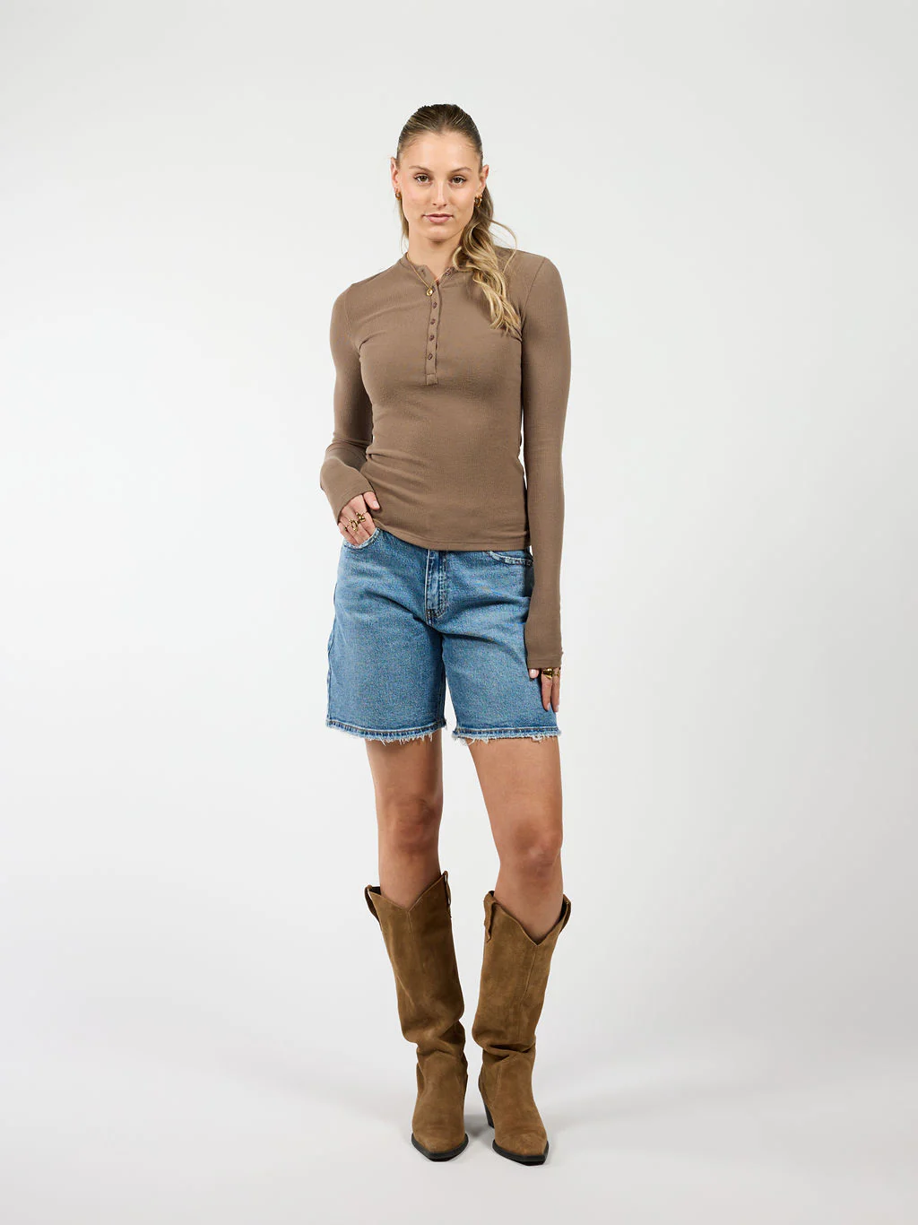 Riva | Denim Short | Donkerblauw | Tall - Image 6