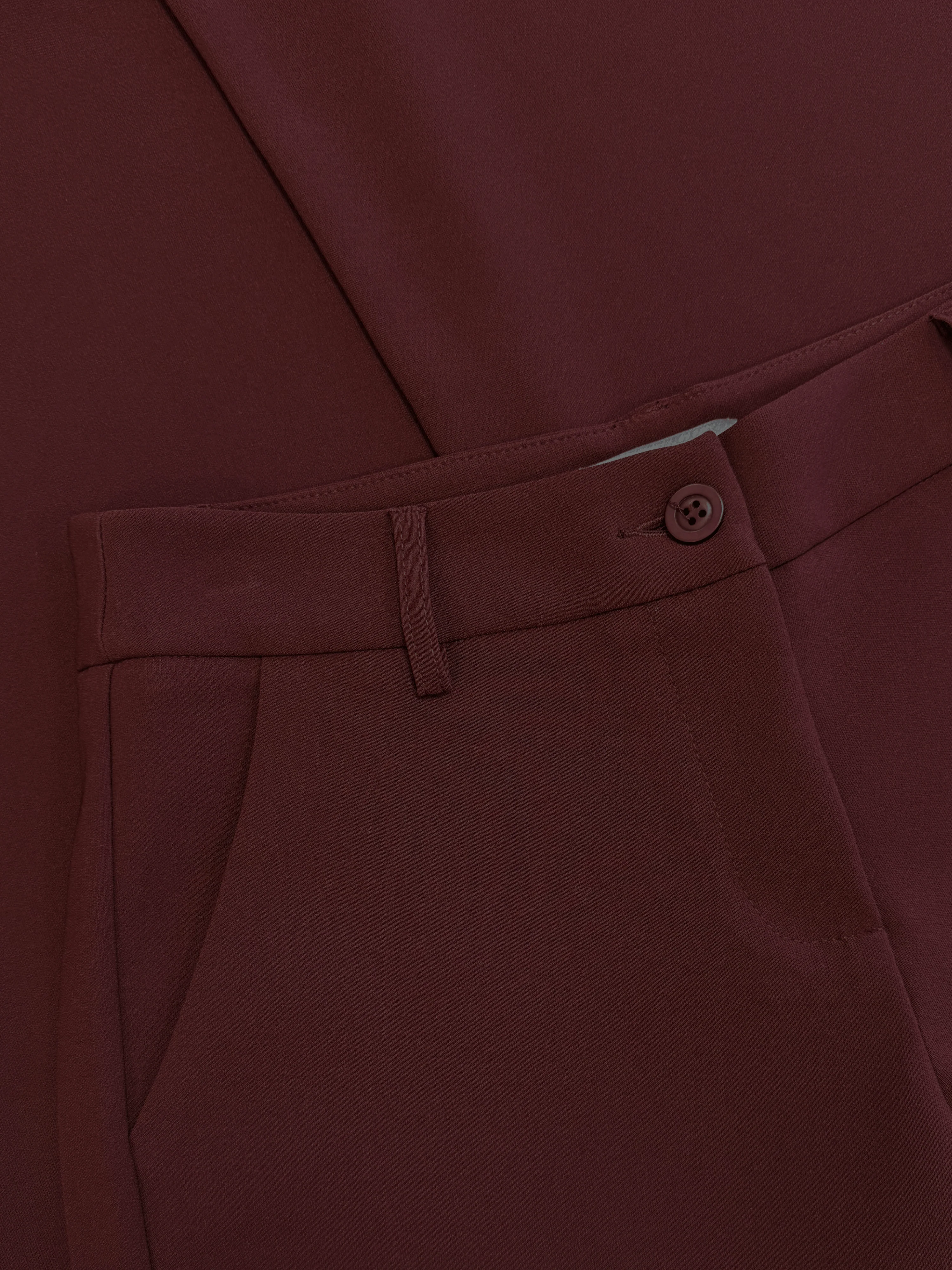 Romi Pantalon | Mid-waist | Bordeaux | Tall - Image 7