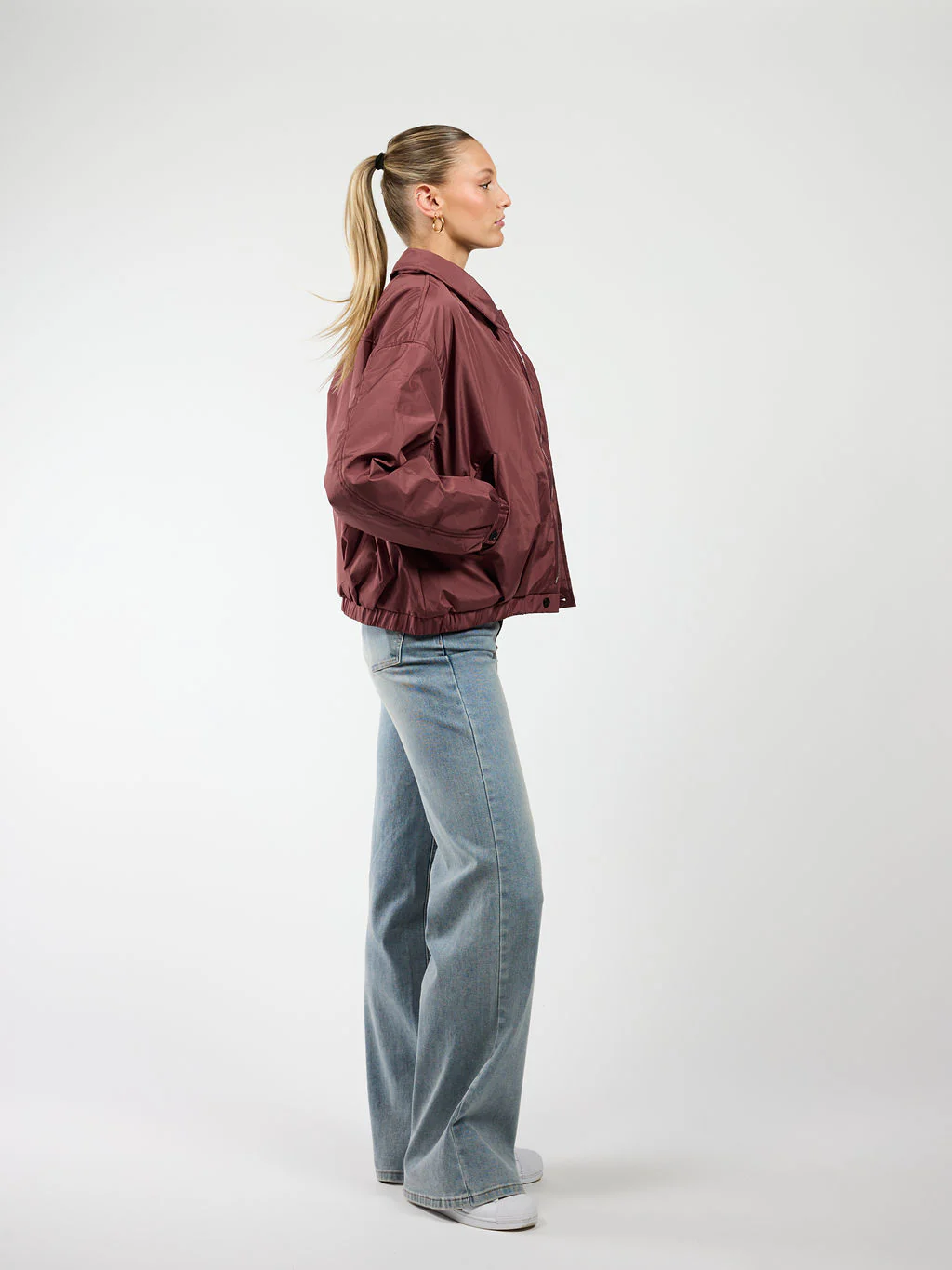 Rose bomber jacket | Blush | Tall - Image 6