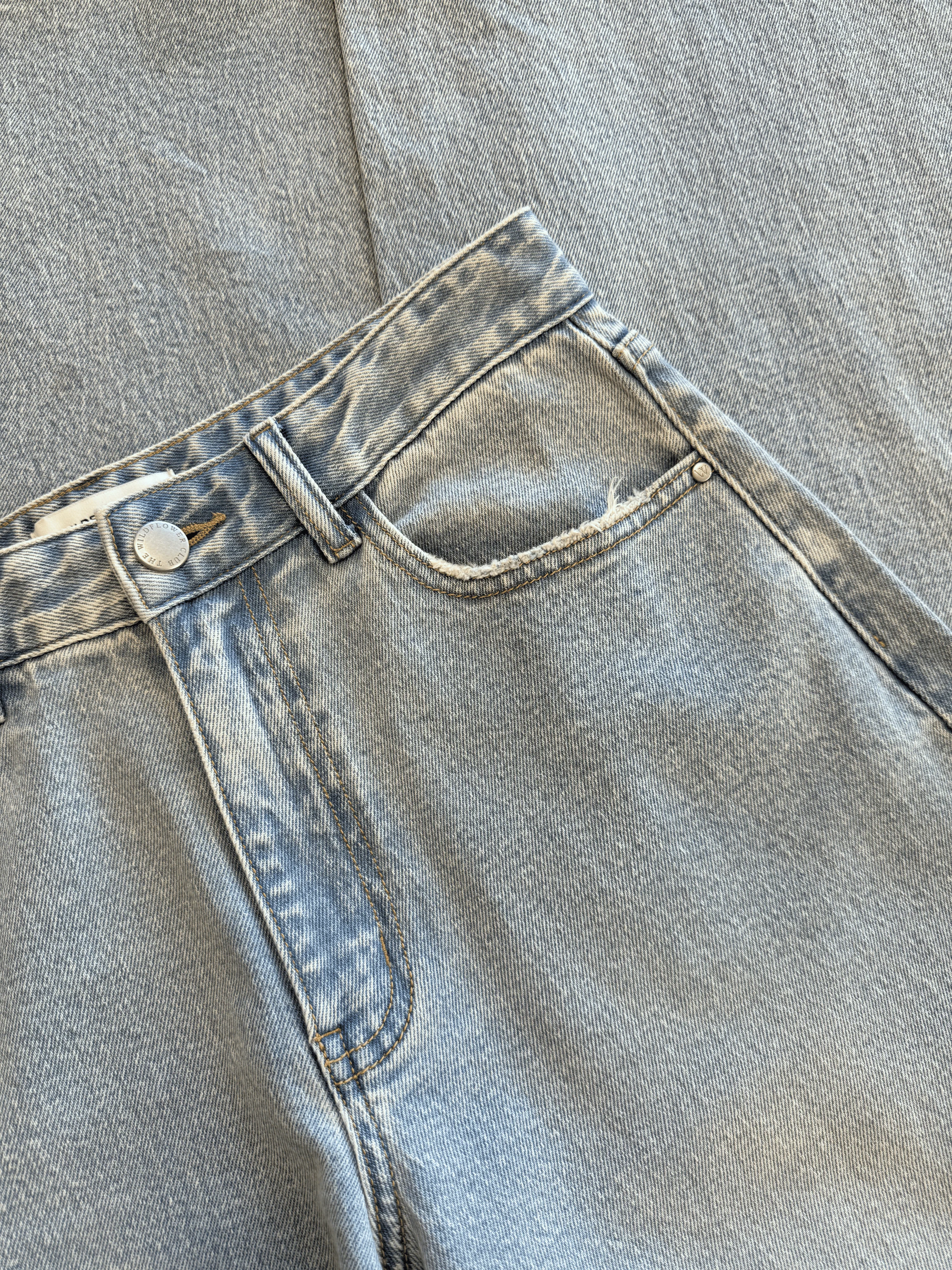Roxy | Mid Waist Super Wide Leg Jeans | Lichtblauw | Stretch | Tall - Image 11