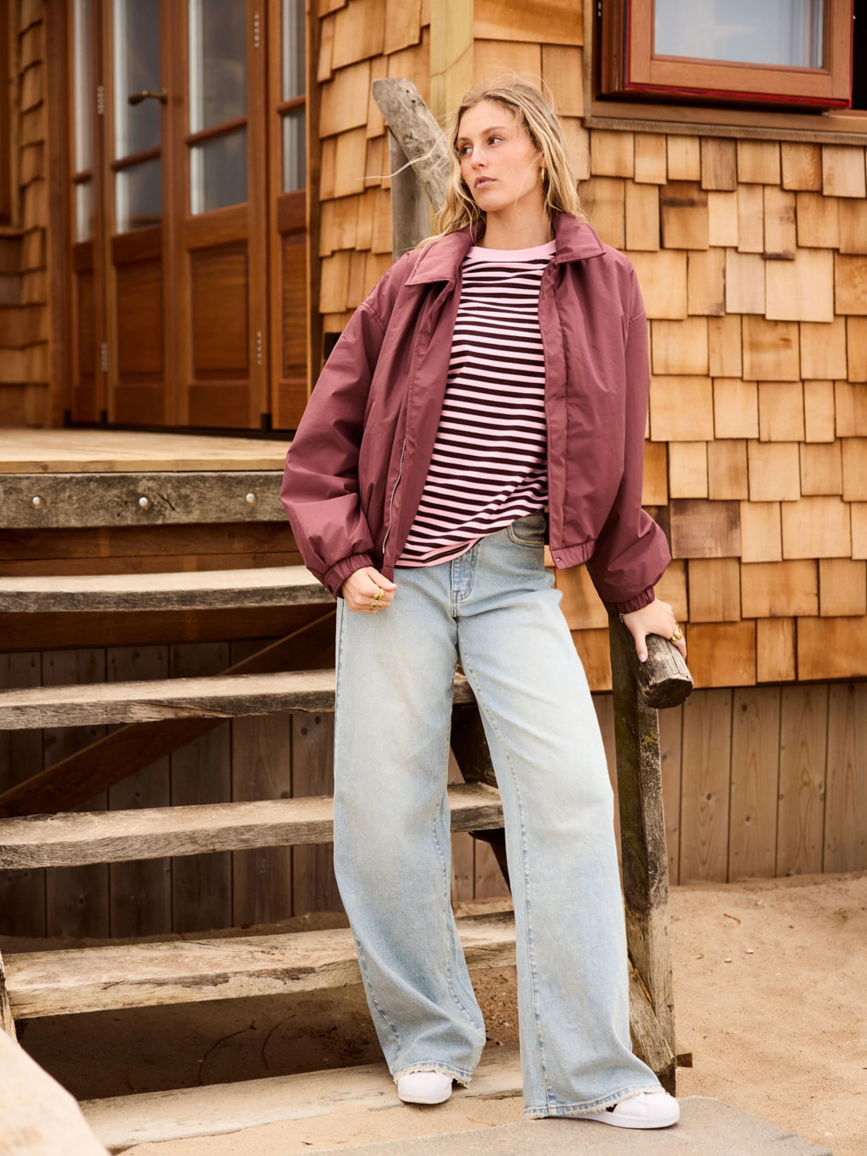 Roxy | Mid Waist Super Wide Leg Jeans | Lichtblauw | Stretch | Tall - Image 2