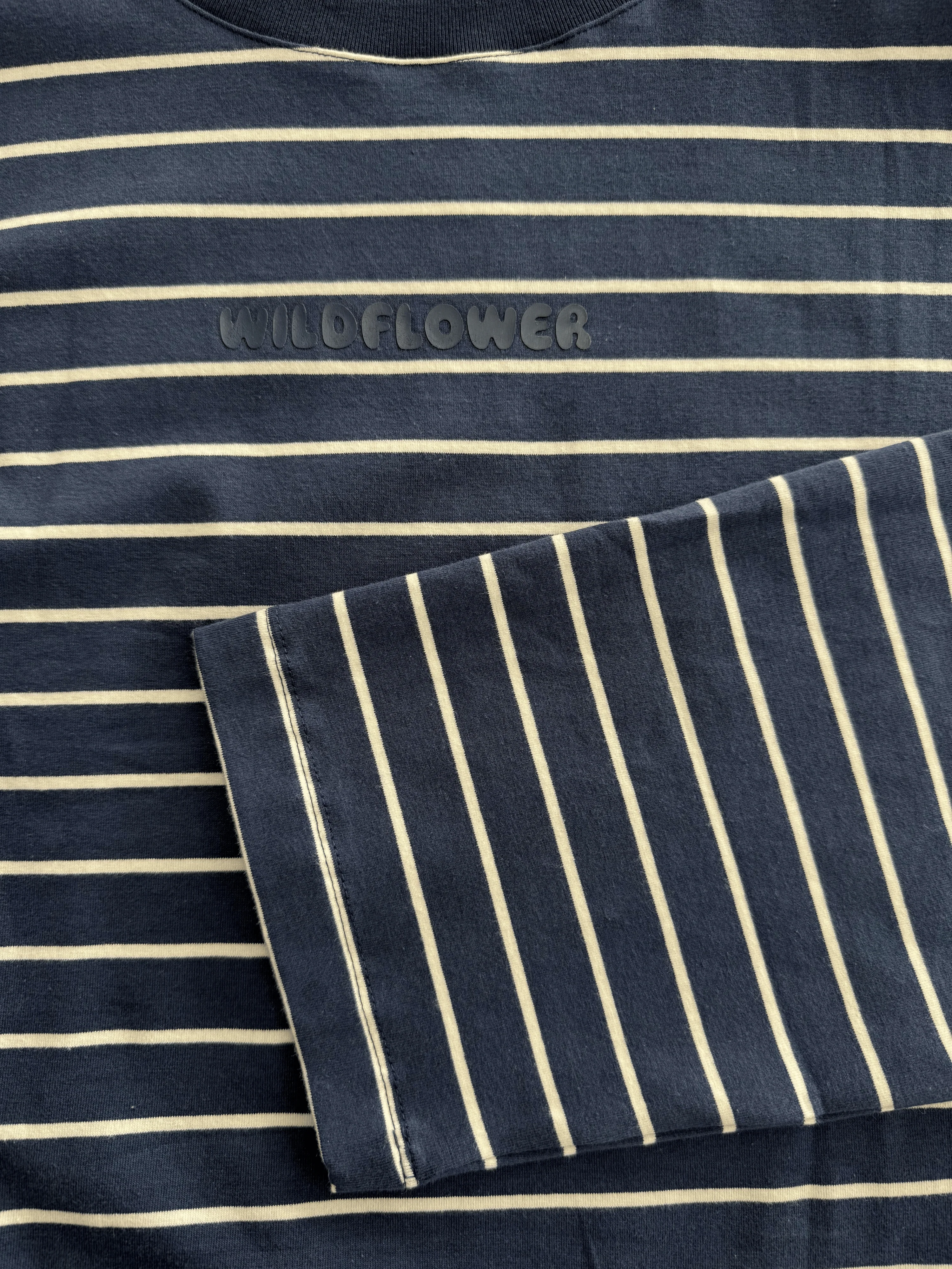 Sanna Tee | Navy gestreept | Tall - Image 6