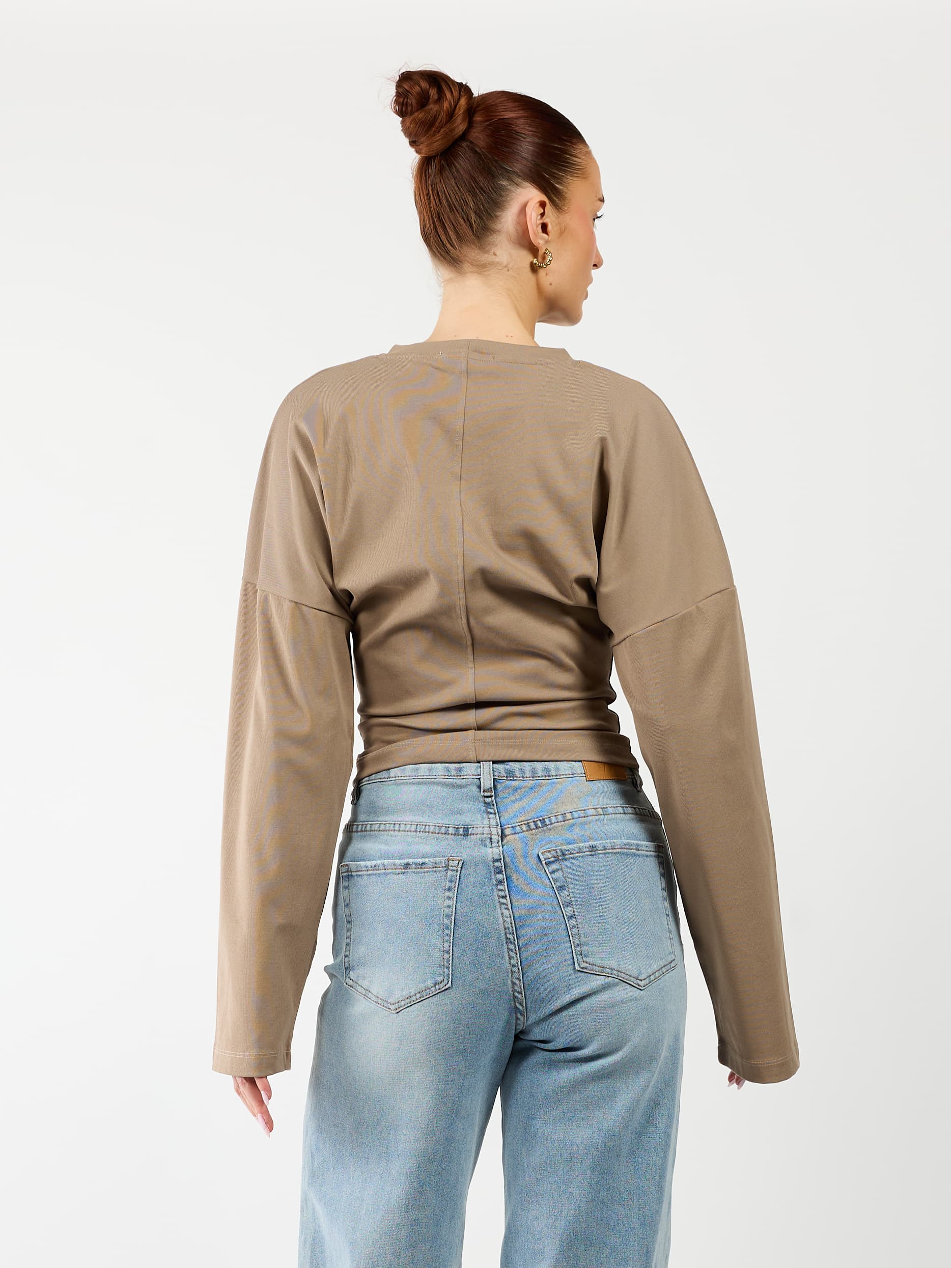 Sanna Tee | Taupe | Tall - Image 5