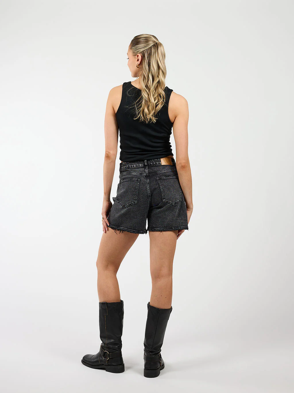 Sera | Denim Short | Grijs | Tall - Image 5