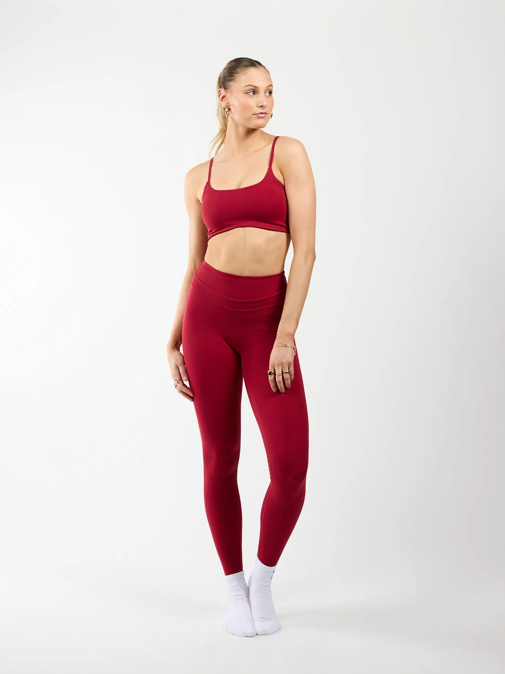 Sportlegging | Bordeaux | Tall - Image 3