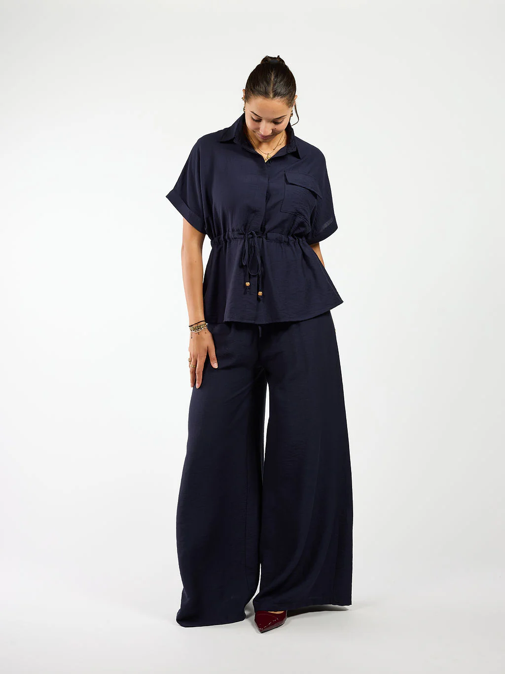 Steph top | Navy | Tall - Image 3