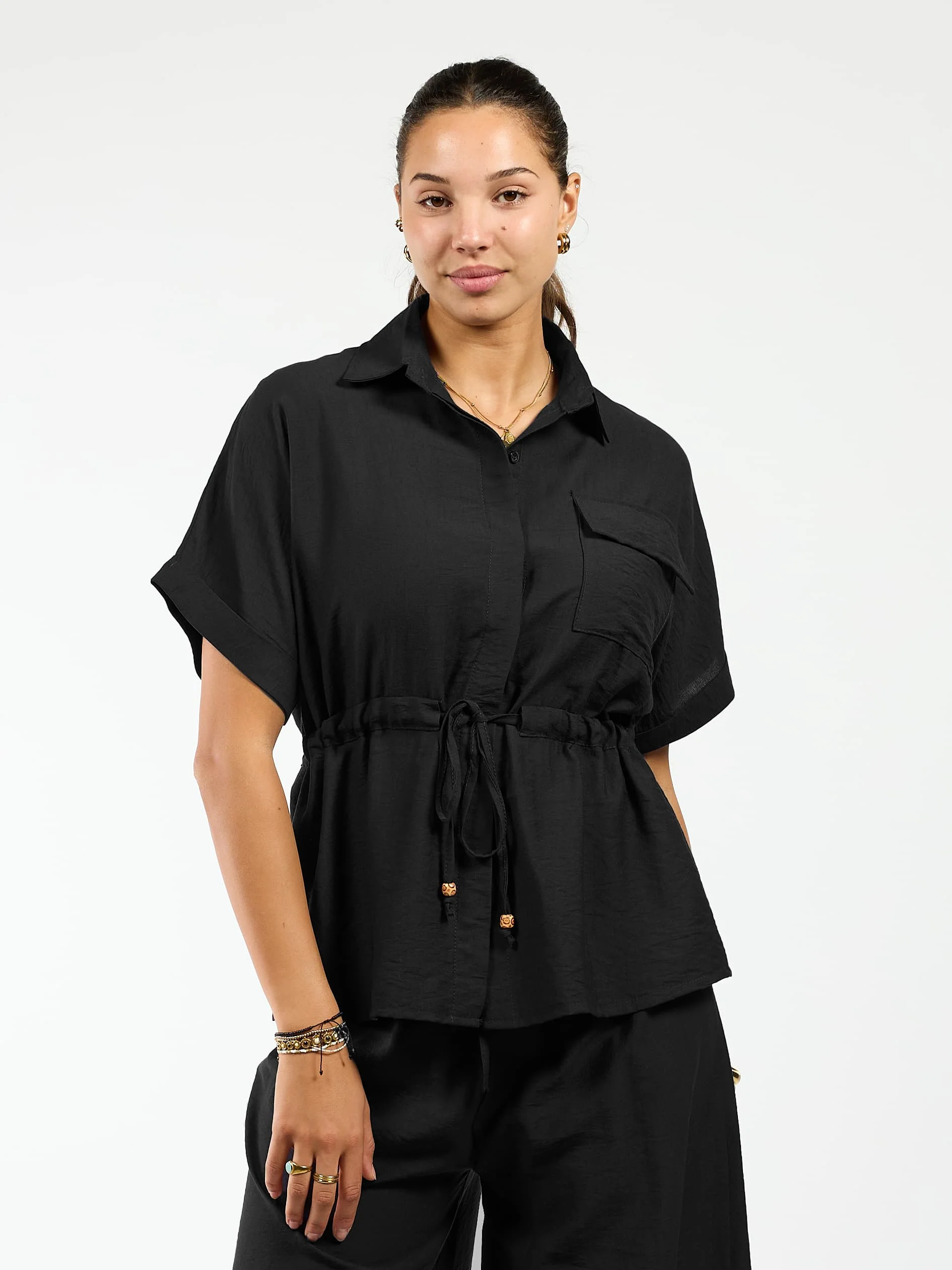 Steph top | Zwart | Tall