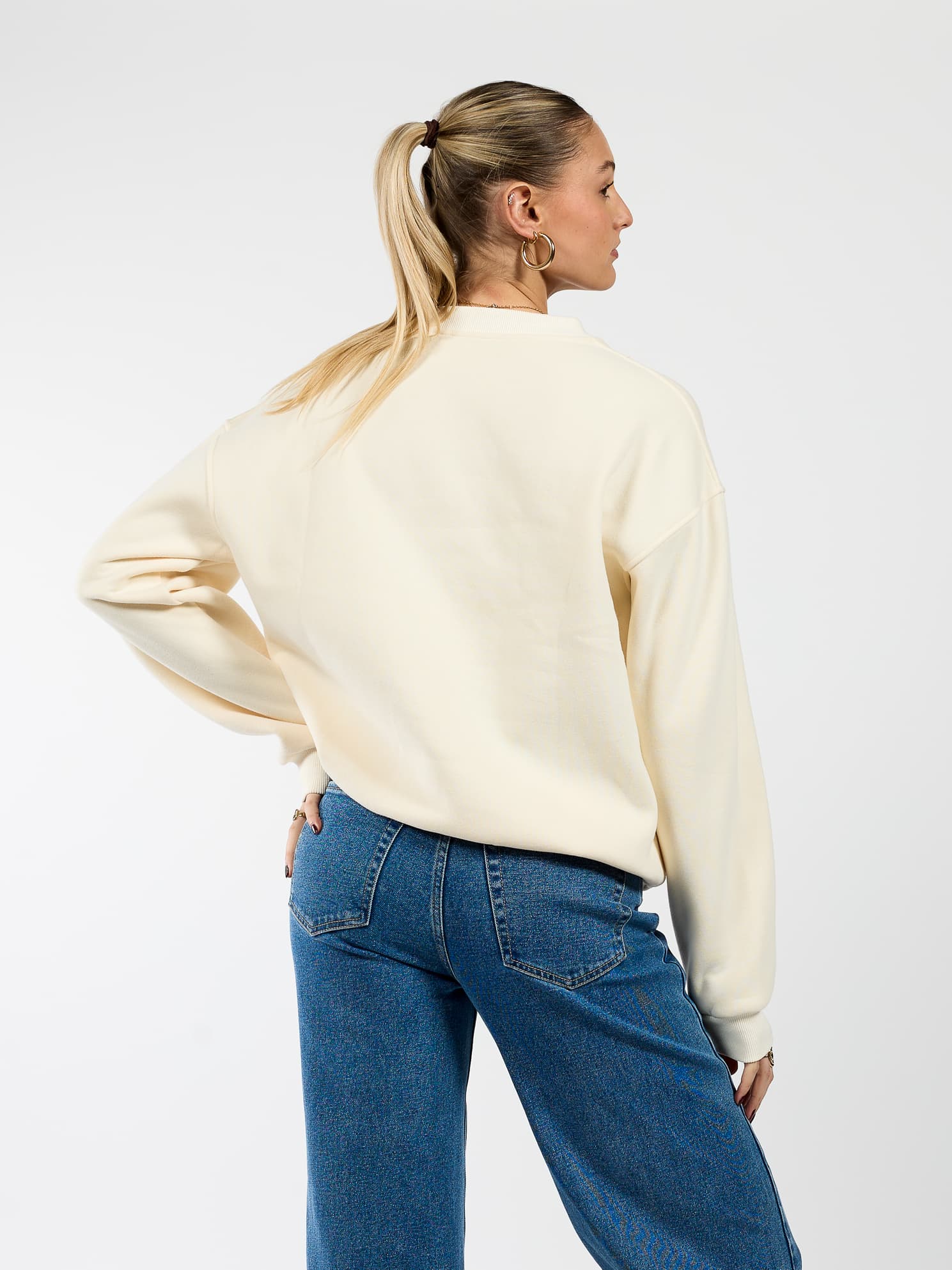 Sweater Like A Wildflower | Cream | Tall - Image 4