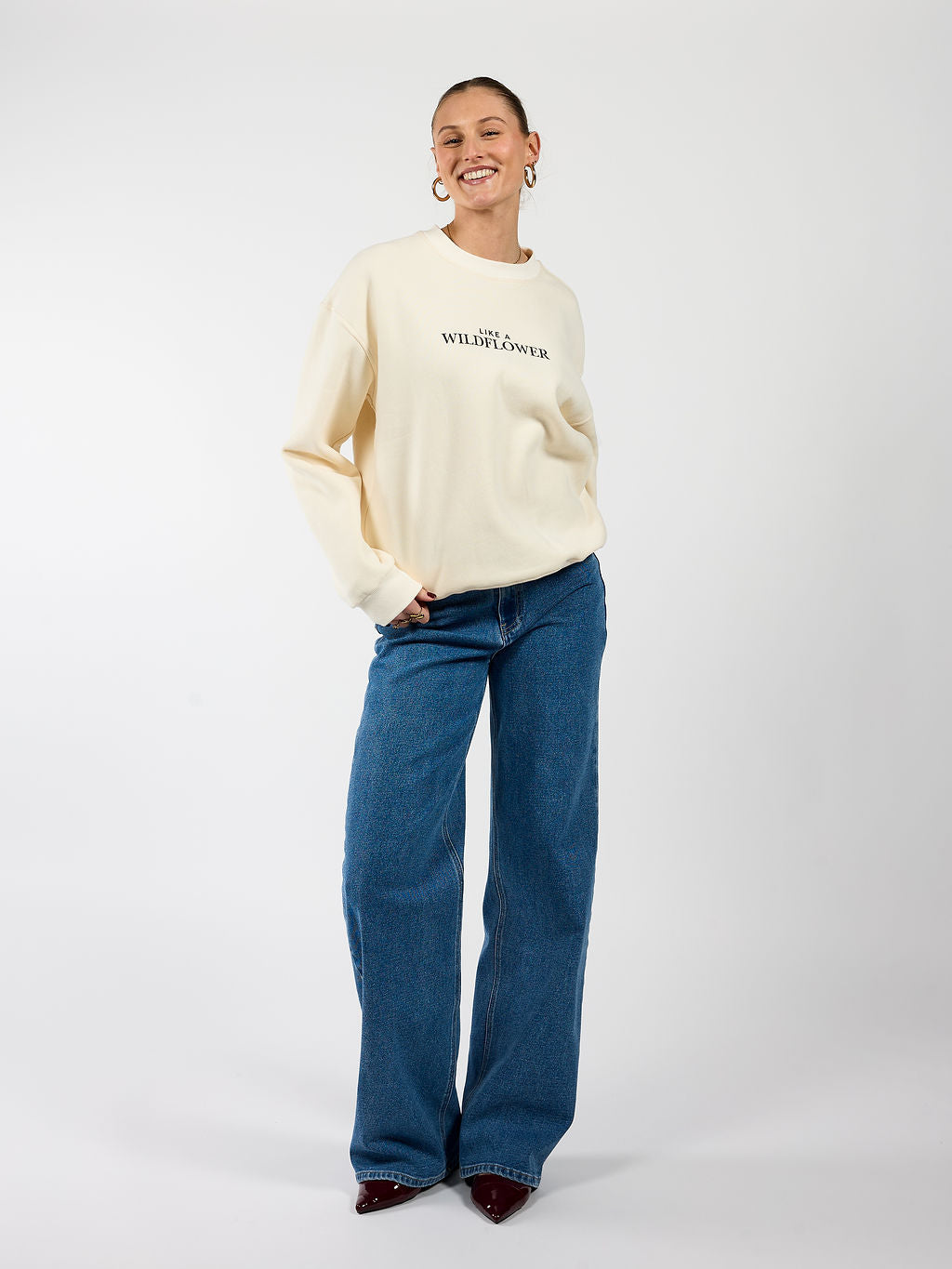 Sweater Like A Wildflower | Cream | Tall - Image 5