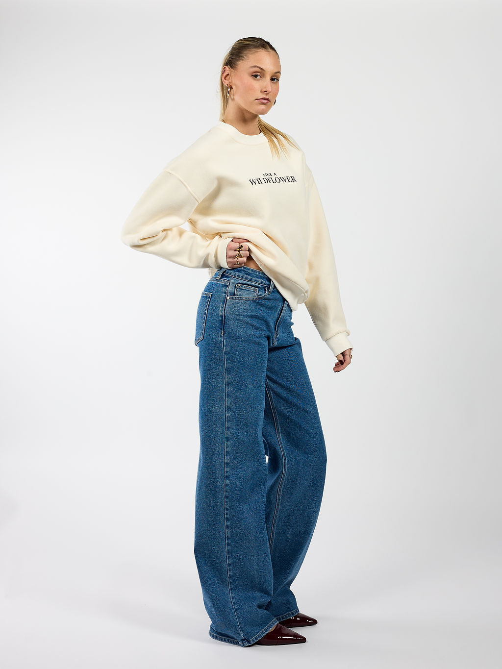 Sweater Like A Wildflower | Cream | Tall - Image 6
