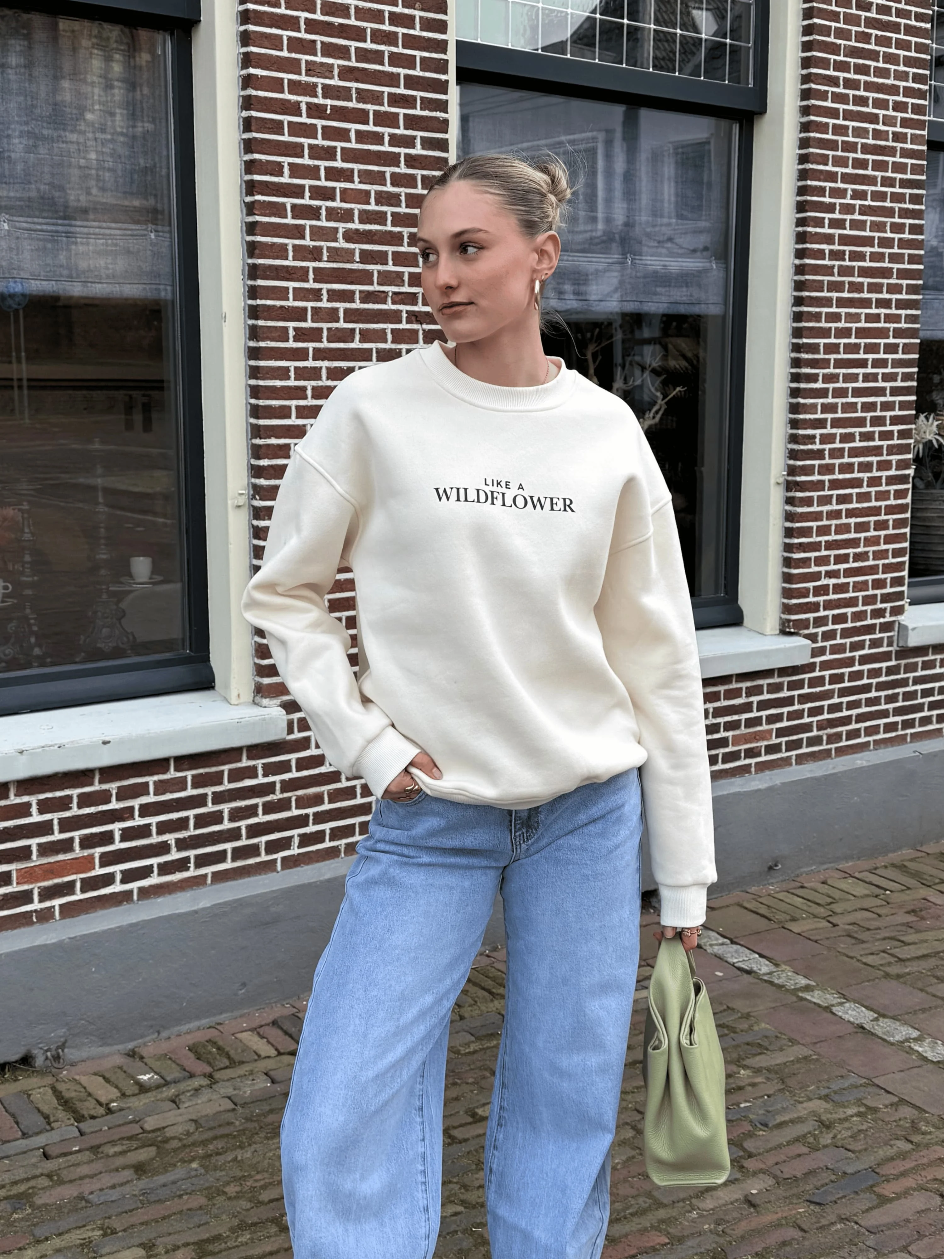 Sweater Like A Wildflower | Cream | Tall - Image 9