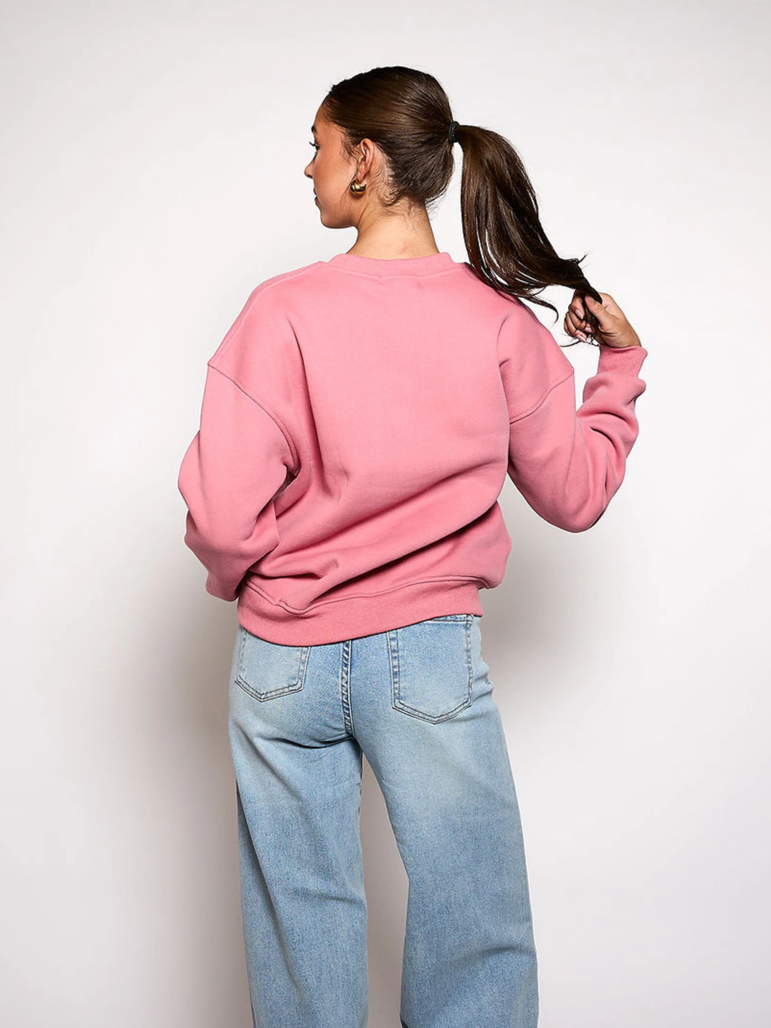 Sweater Love Club | Roze met groen | Tall - Image 5