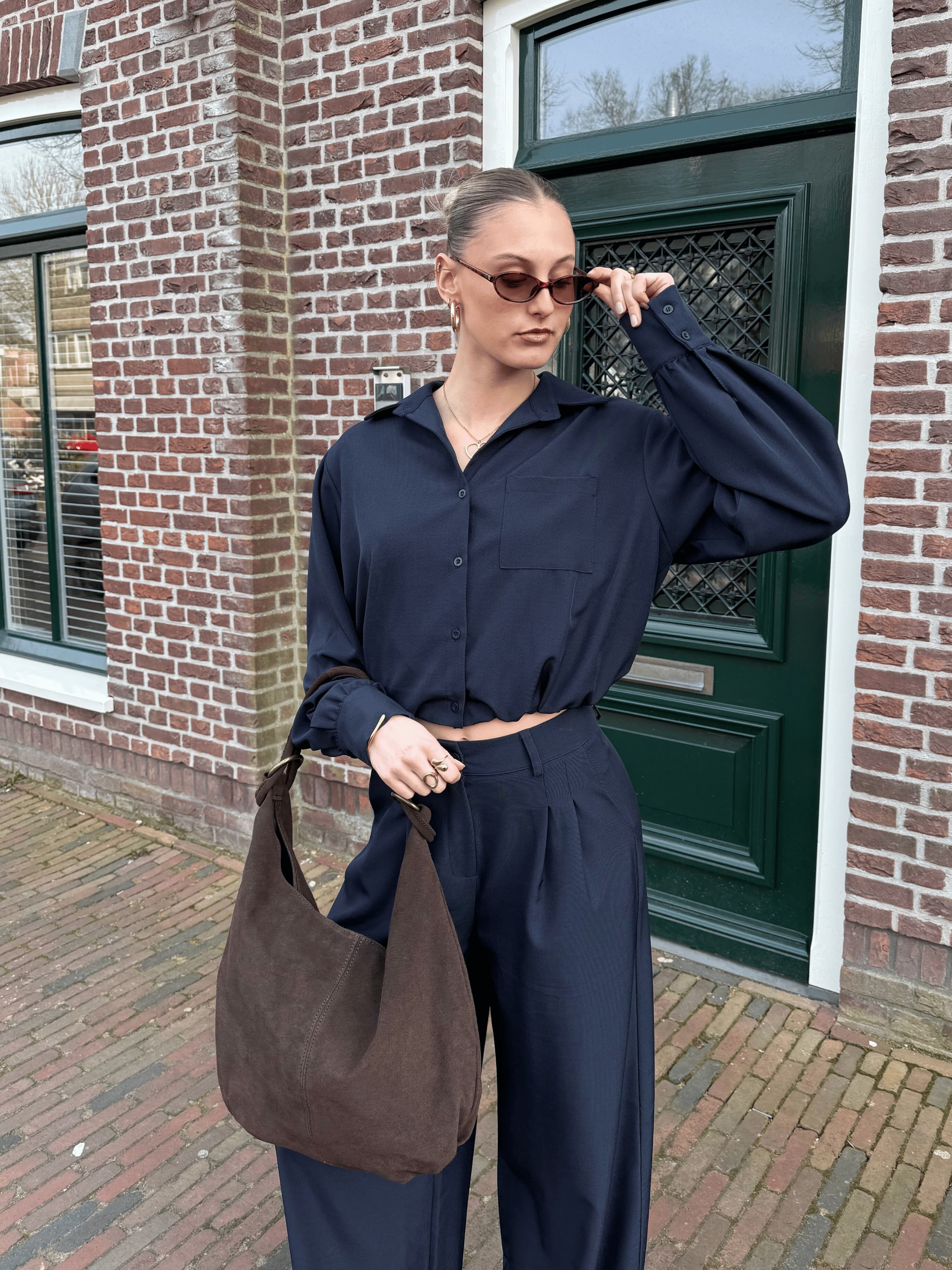 Tas Suez | Suede | Donkerbruin - Image 4
