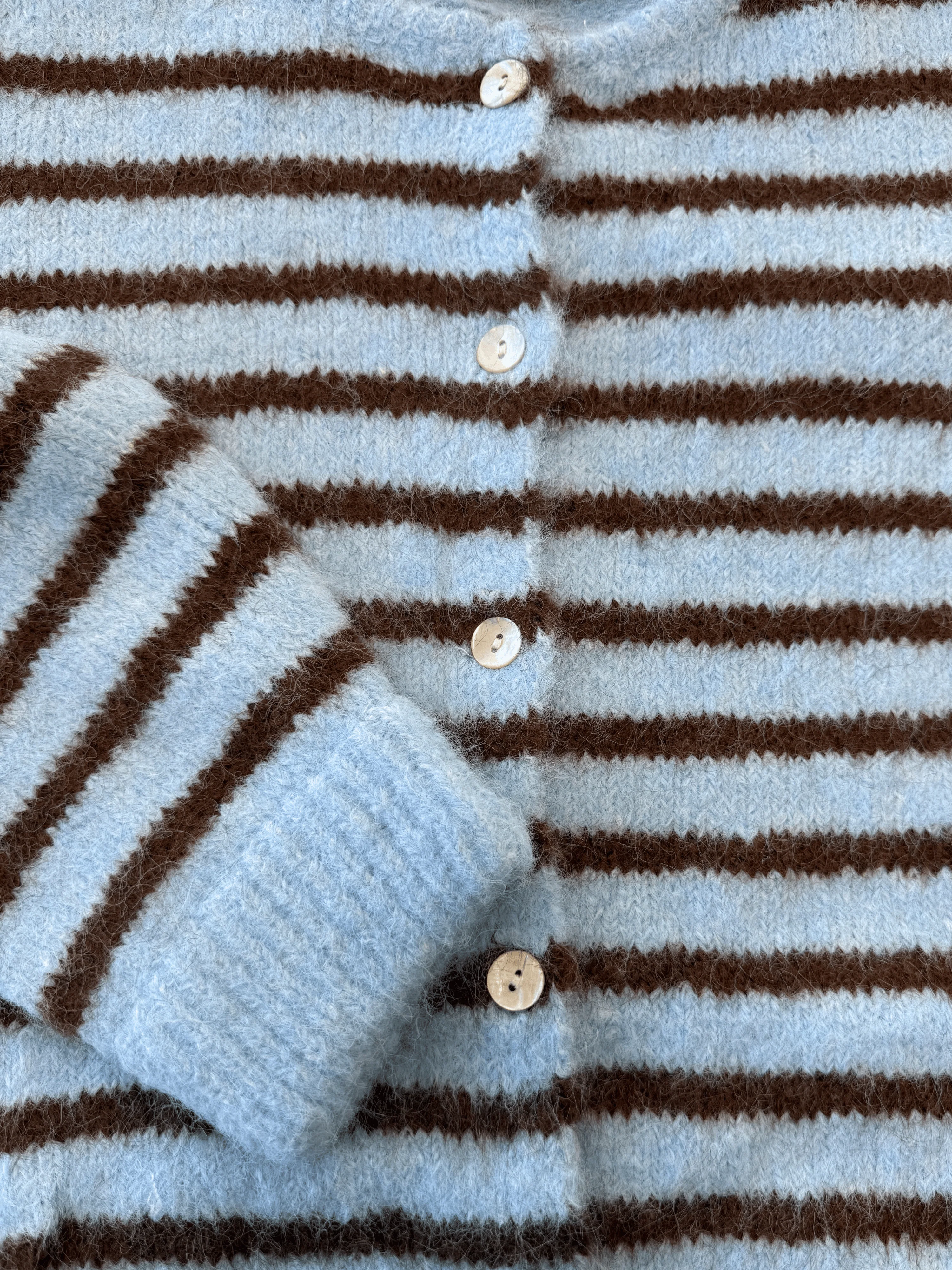 Vive Vest | Blauw Bruin gestreept | Tall - Image 7