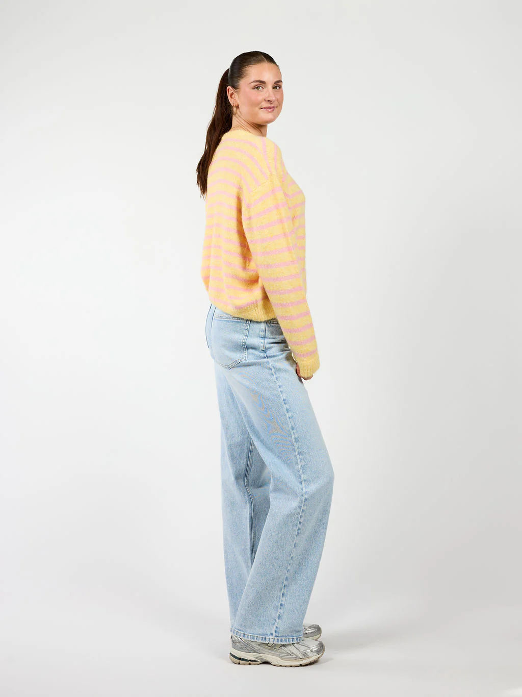 Vive Vest | Geel roze gestreept | Tall - Image 4